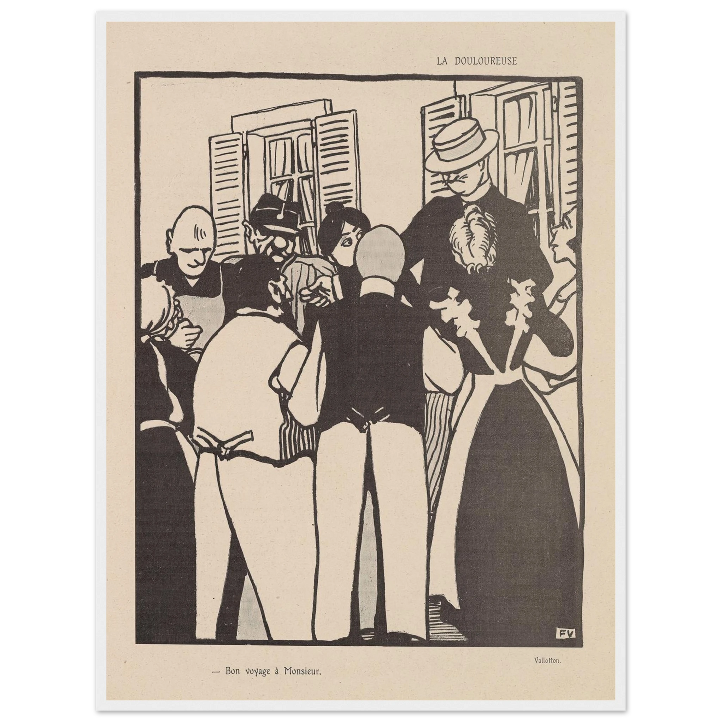 22 août 1903. Art Print | Felix Vallotton-Quipham Collections