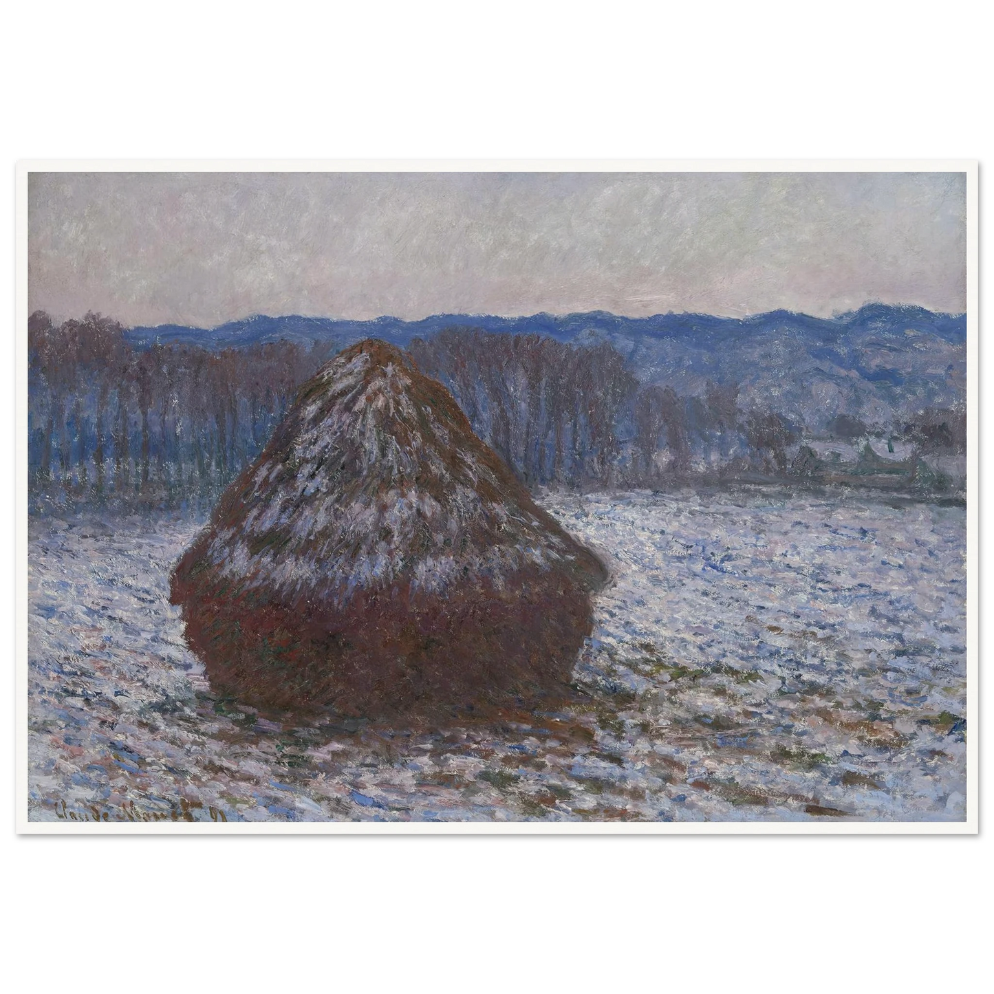Stack of Wheat (1890) Art Print | Claude Monet-Quipham Collections