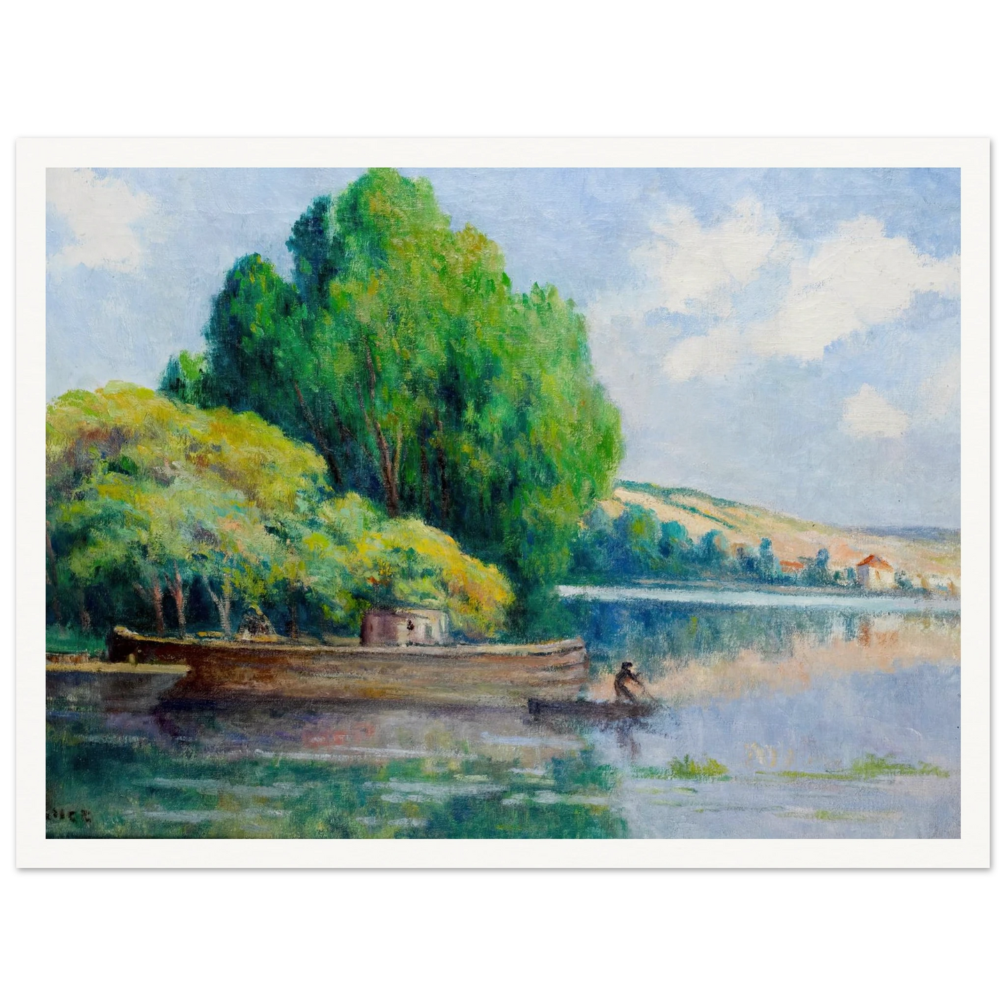 Rivière Art Print | Maximilien Luce-Quipham Collections