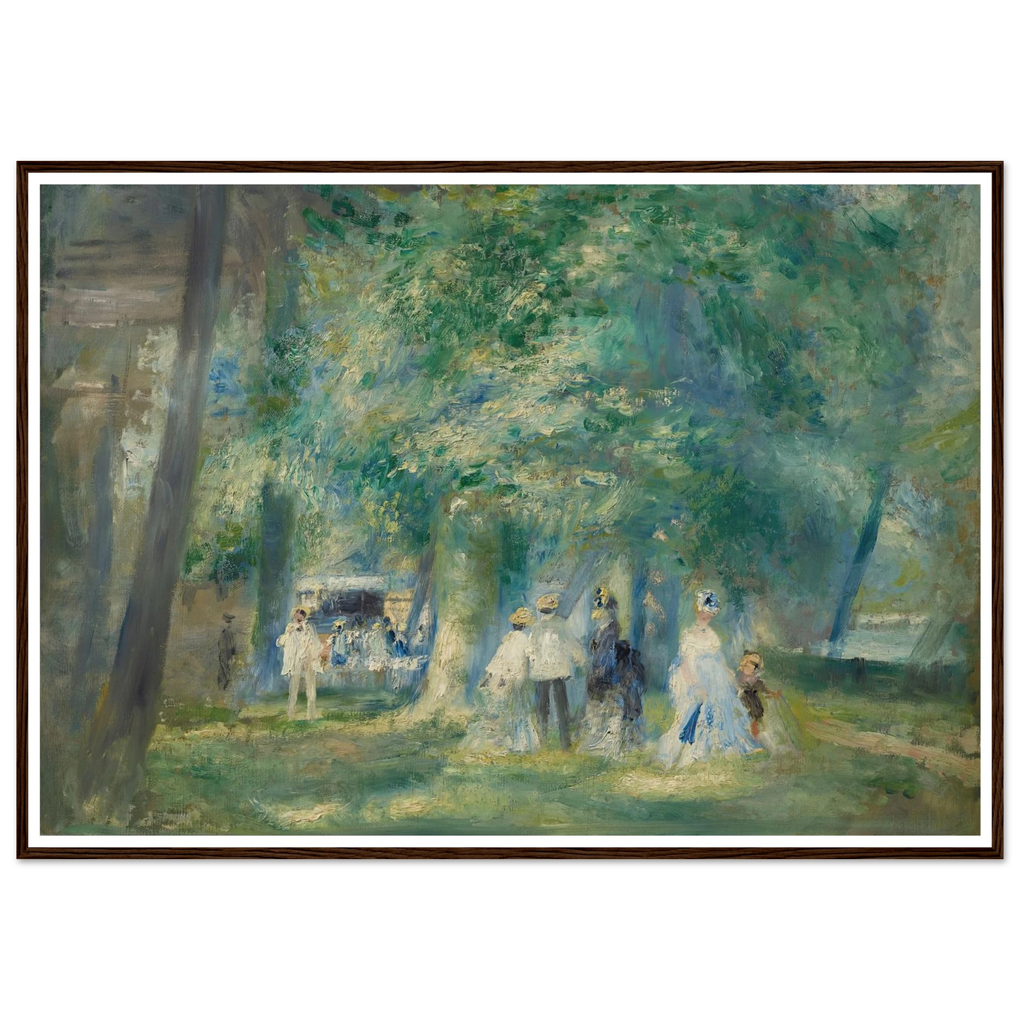 La fête à Saint-Cloud (1871) Art Print | Pierre Auguste Renoir-Quipham Collections