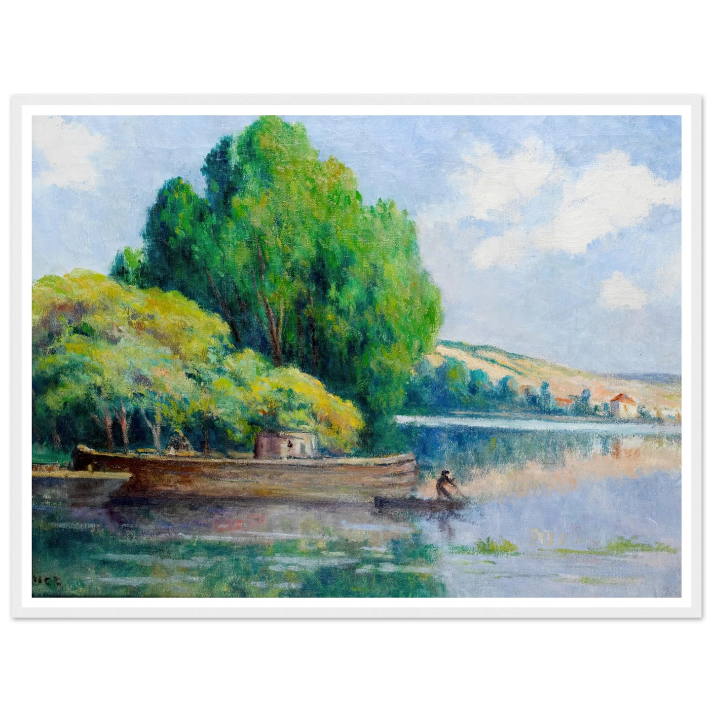 Rivière Art Print | Maximilien Luce-Quipham Collections
