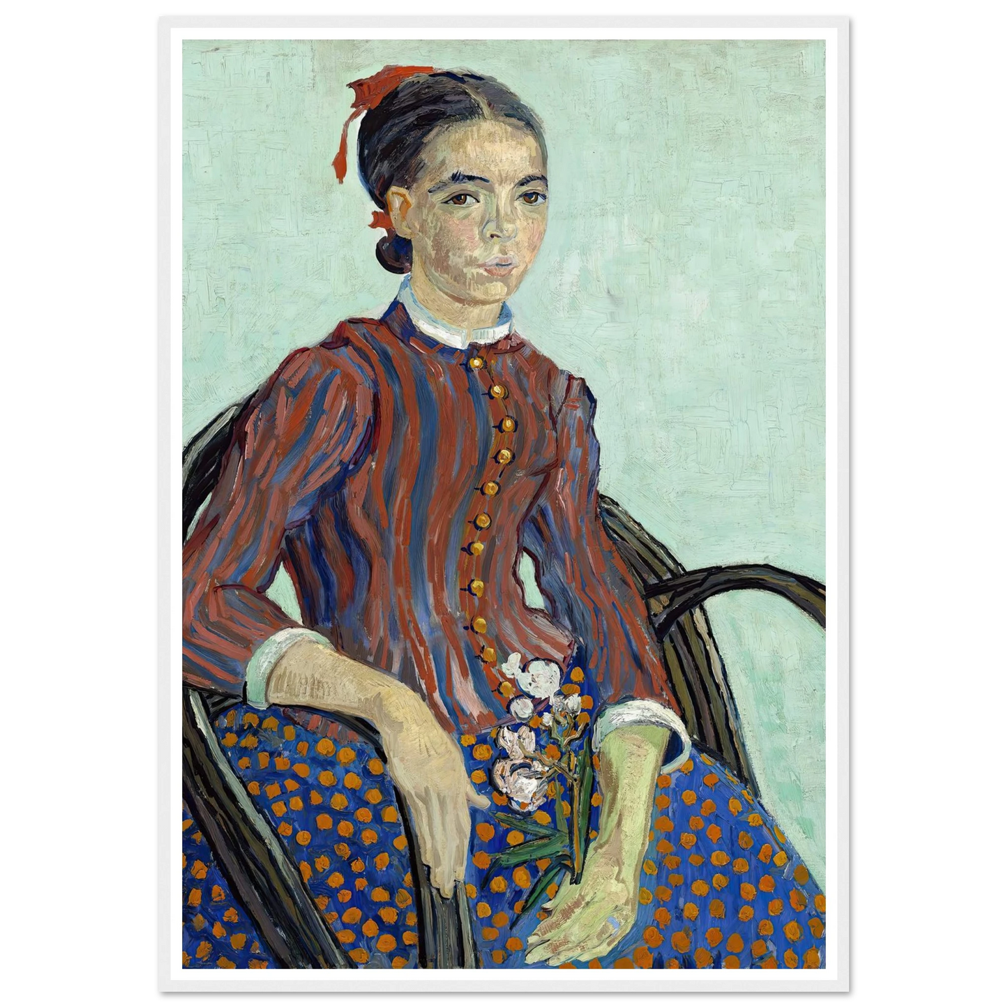La Mousmé (1888) Art Print | Vincent van Gogh-Quipham Collections