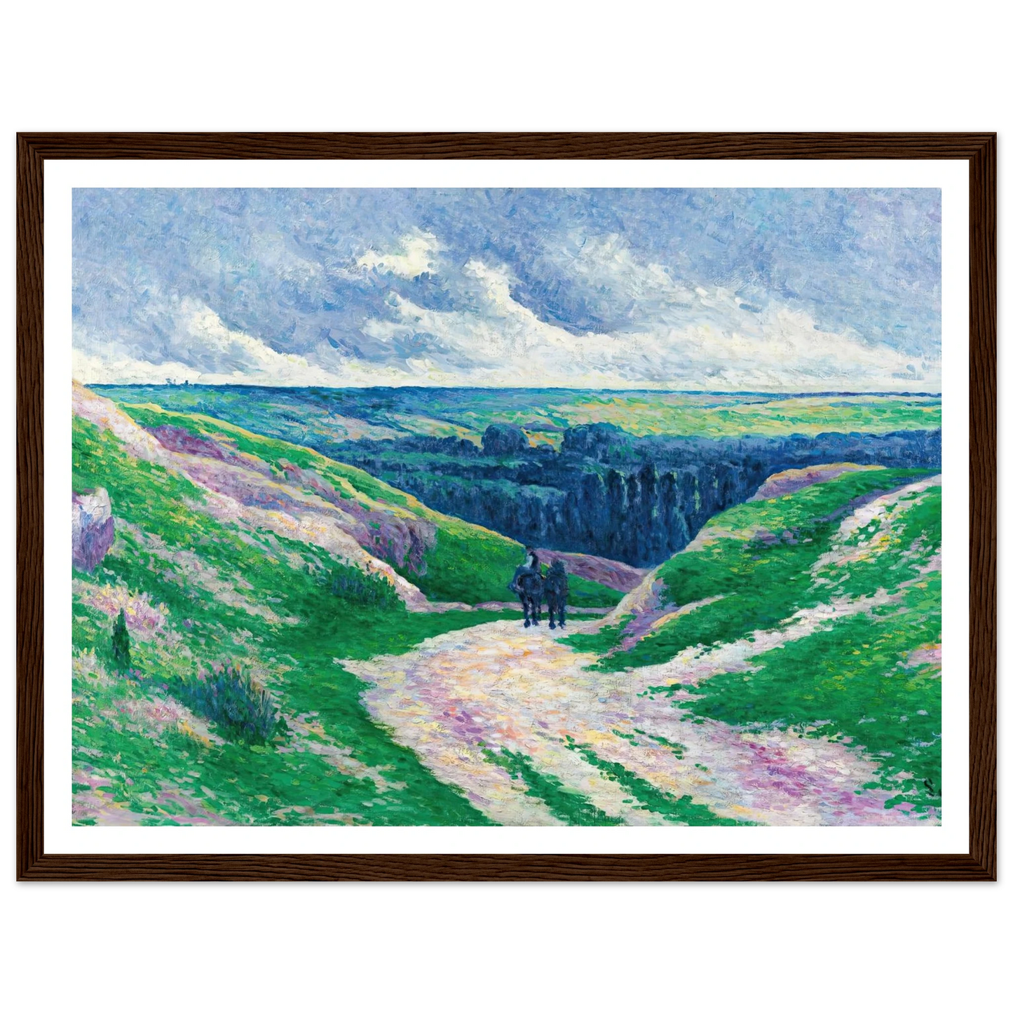 Paysage Près De Moulineux Sur Oise (circa 1902-03) Art Print | Maximilien Luce-Quipham Collections