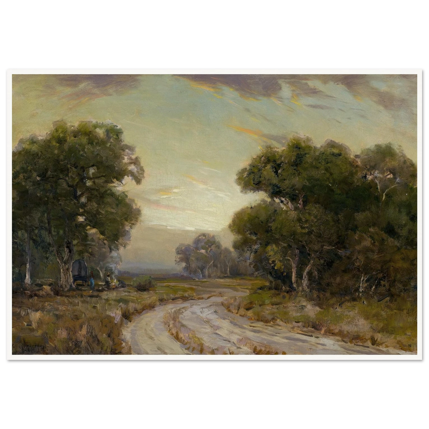 Evening Near Jackson, Southwest Texas Art Print | Julian Onderdonk-Quipham Collections