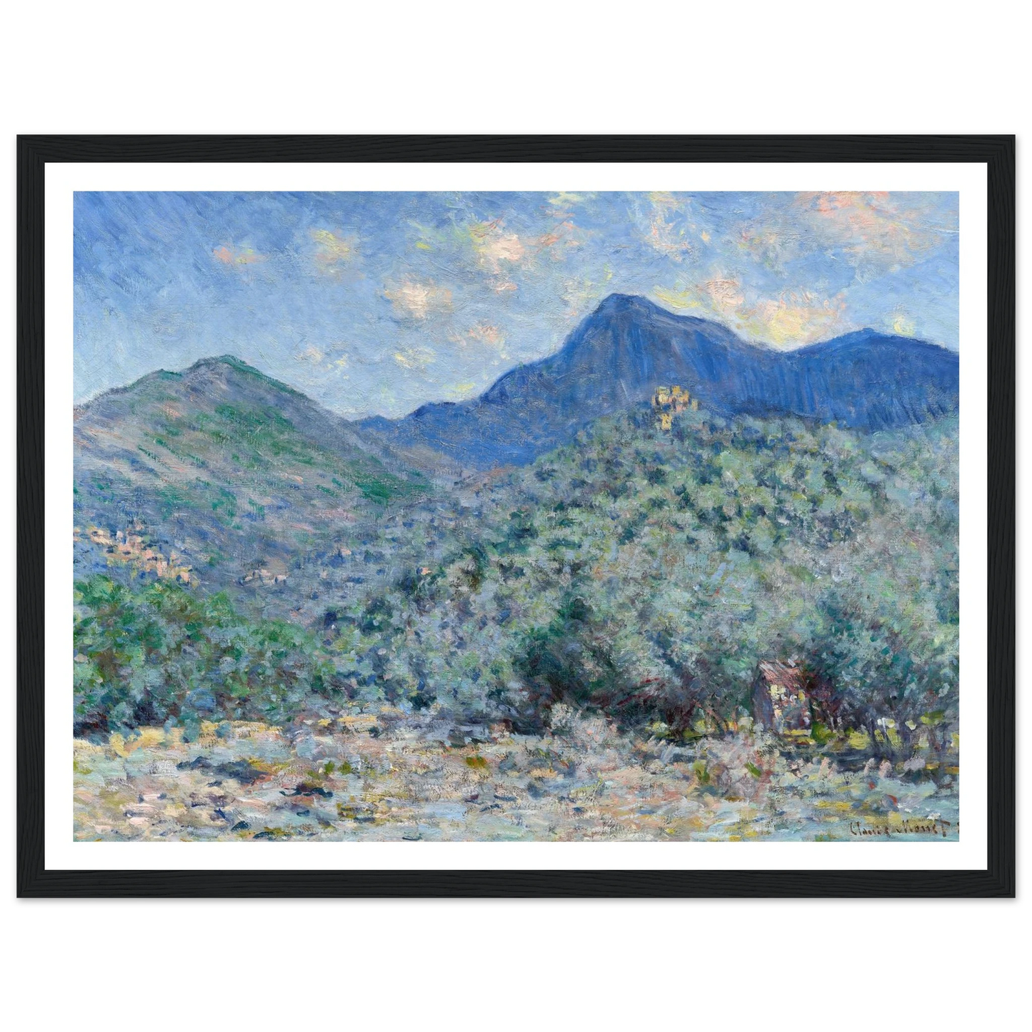 Valle Buona, Near Bordighera (1884) Art Print | Claude Monet-Quipham Collections