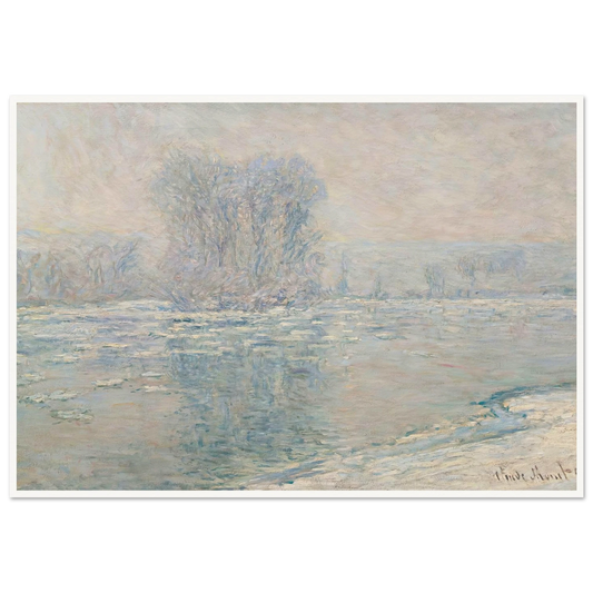 Glaçons, Effet Blanc (1893) Art Print | Claude Monet-Quipham Collections