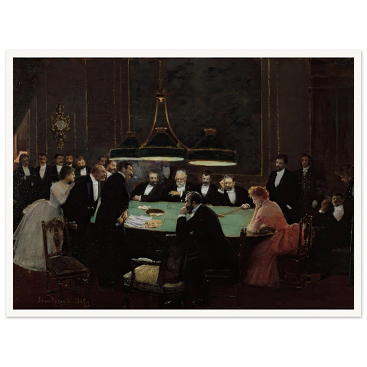 La salle de jeu (1889) Art Print | Jean Beraud-Quipham Collections