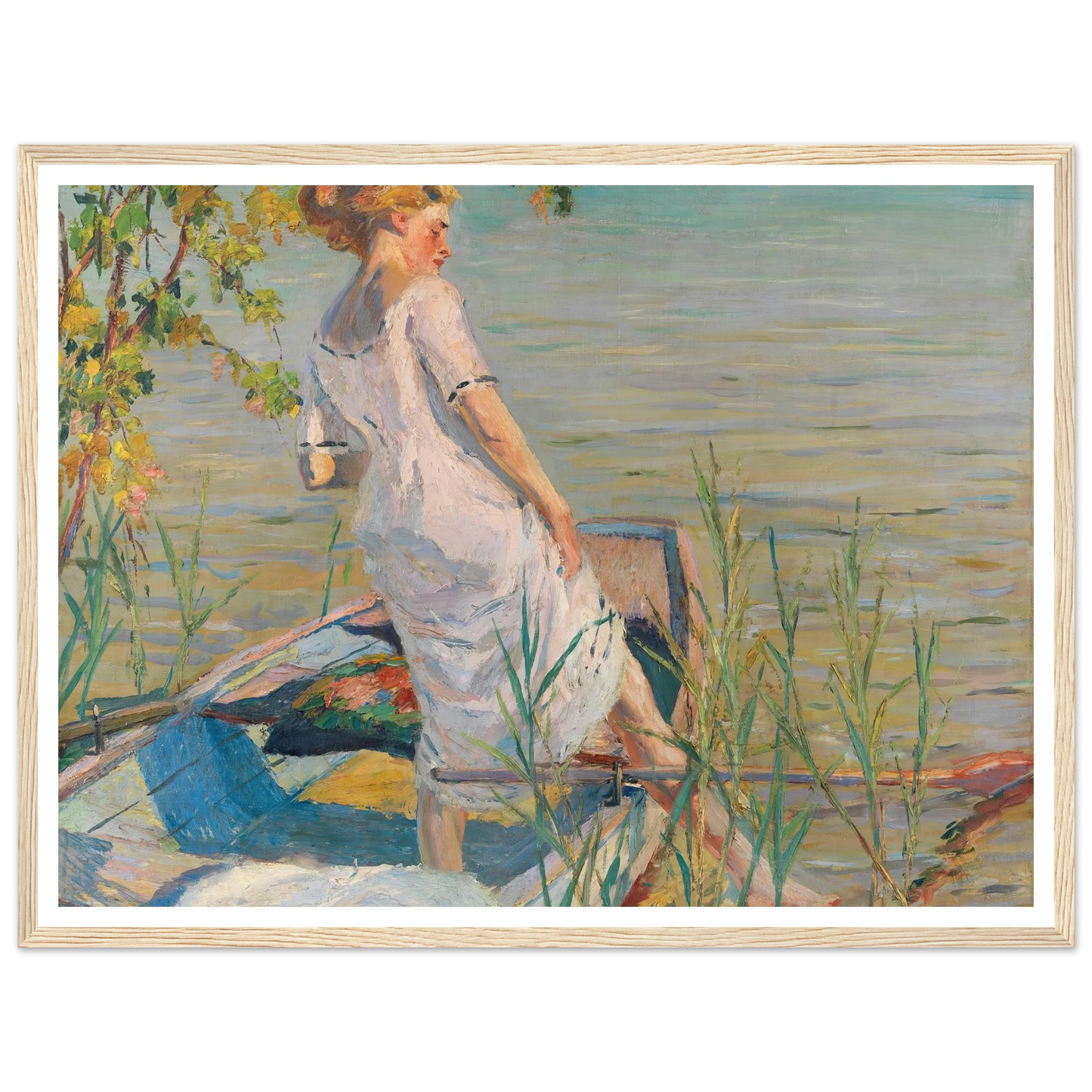Summer morning on Lake Starnberg (1920-25) Art Print | Edward Cucue-Quipham Collections