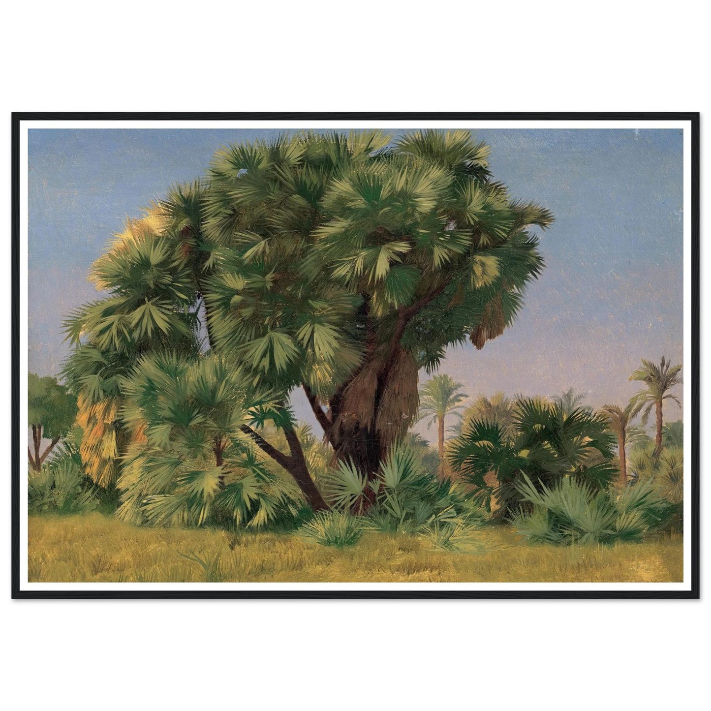 Study of Palm Trees (probably 1868) Art Print | Jean Leon Gerome-Quipham Collections
