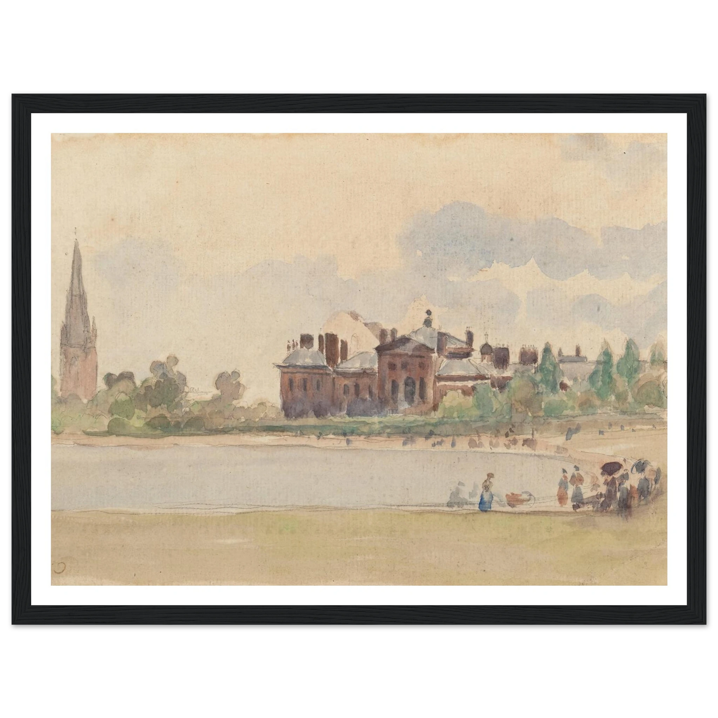 Kensington Gardens, London (1890) Art Print | Camille Pissarro-Quipham Collections