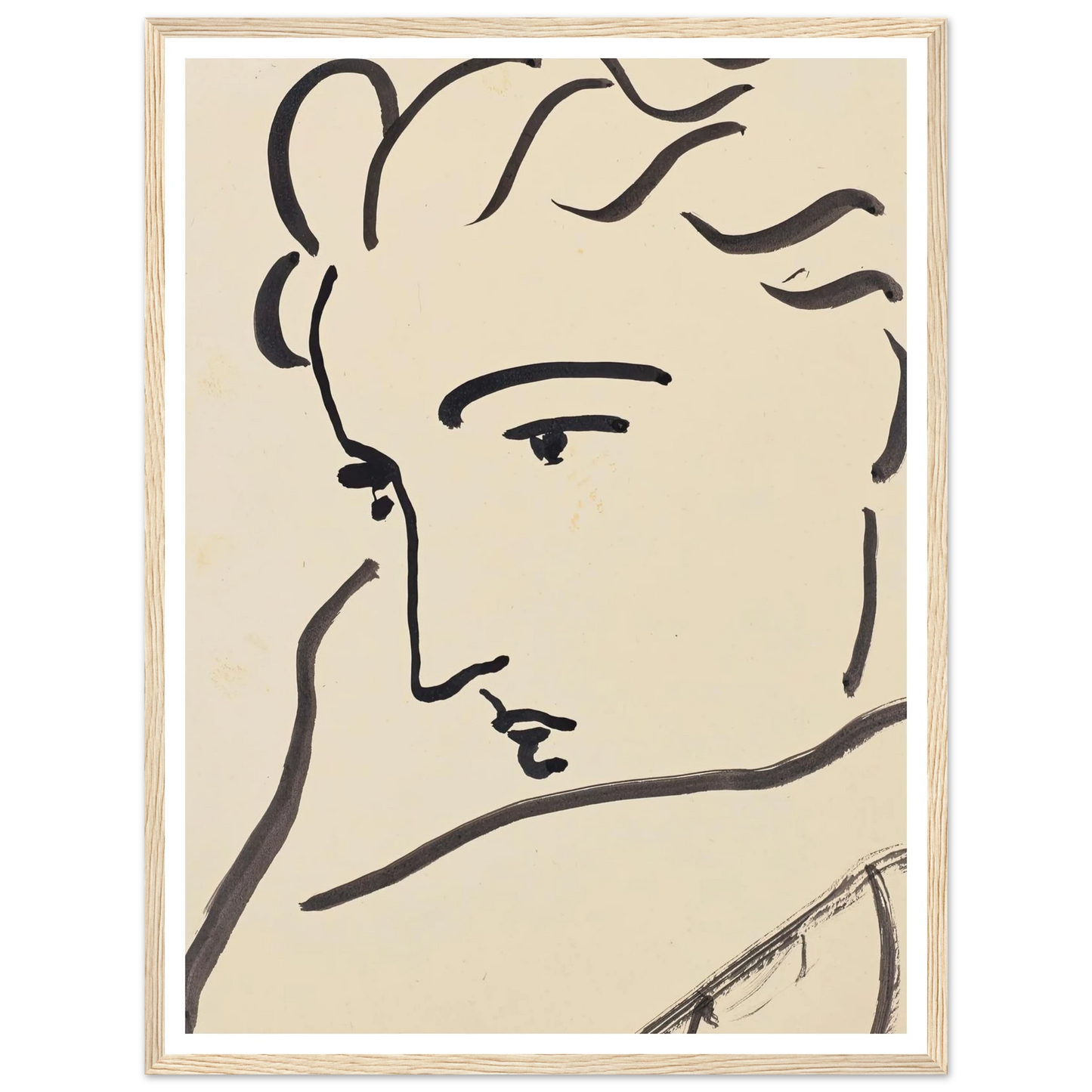 Profil de femme (1946) Art Print | Henri Matisse-Quipham Collections