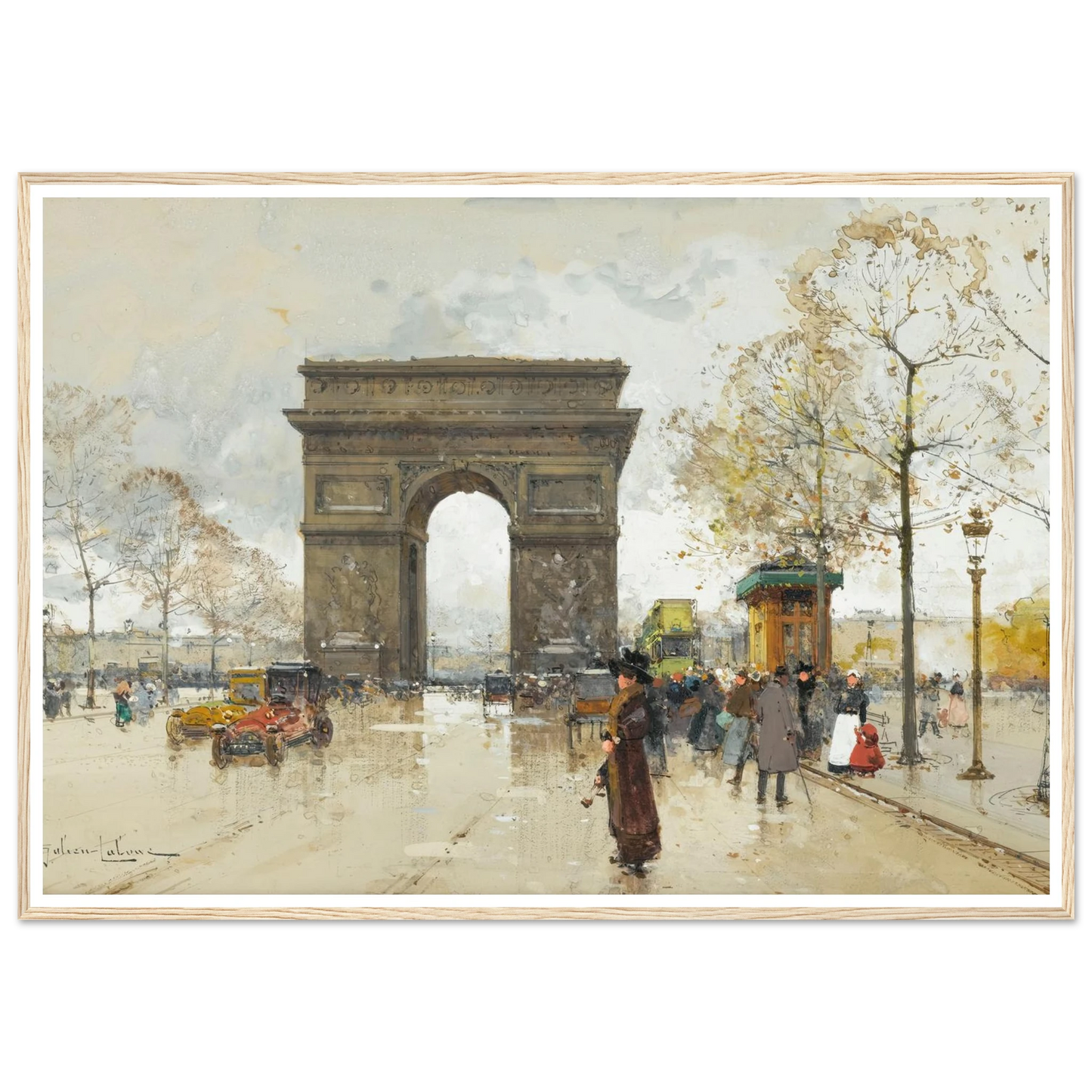 L’arc De Triomphe Art Print | Eugene Galien Laloue-Quipham Collections