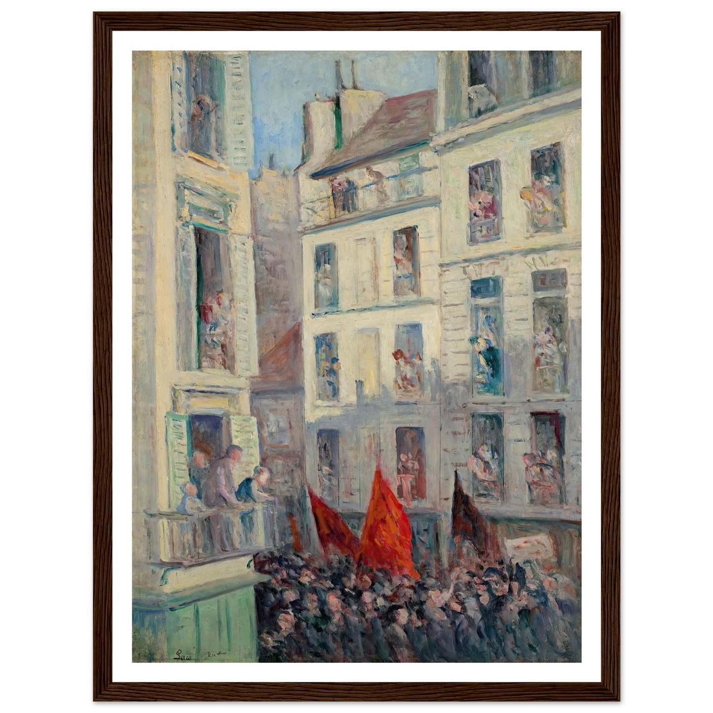 Le Front populaire (1936) Art Print | Maximilien Luce-Quipham Collections