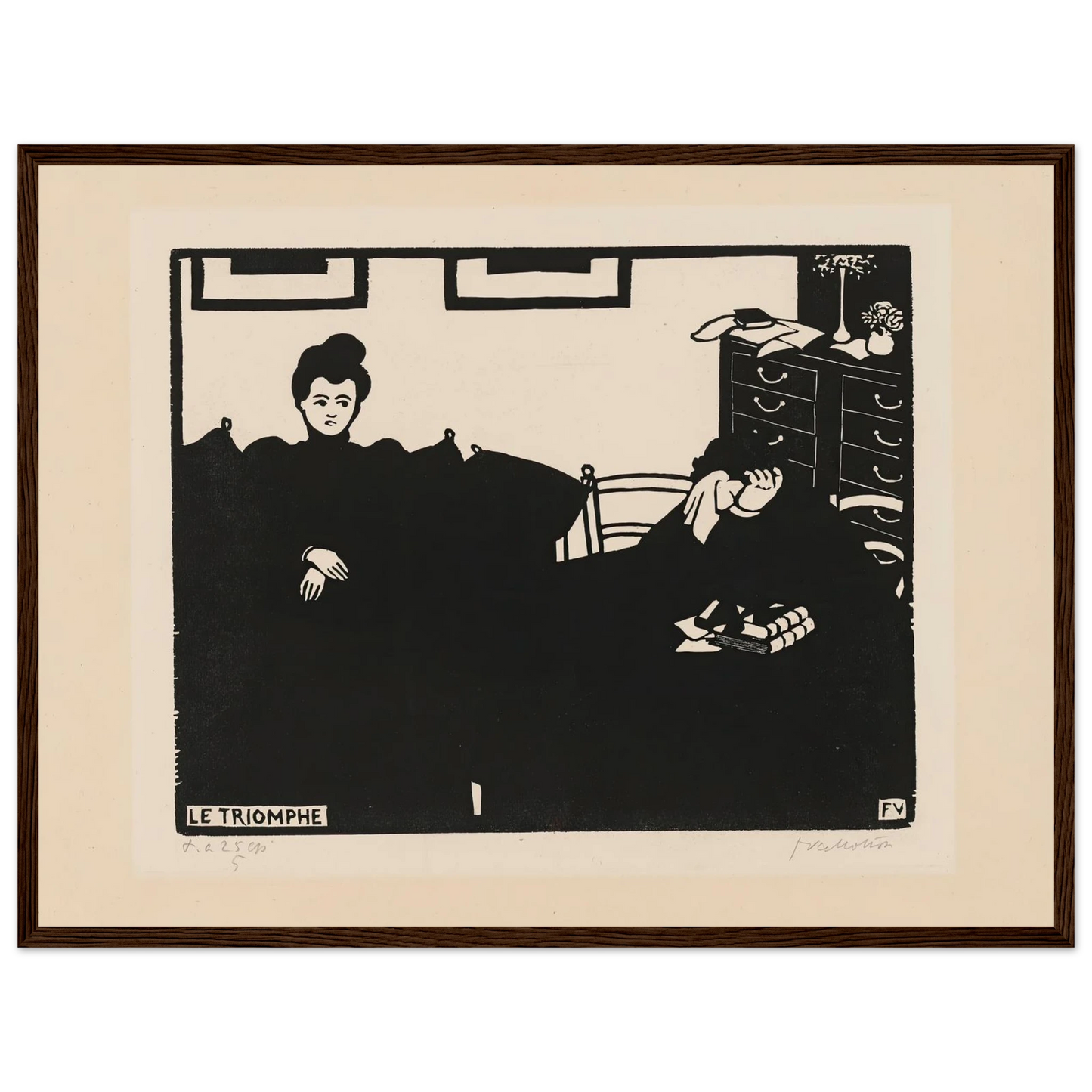 Triumph (Le Triomphe) (1898) Art Print | Felix Vallotton-Quipham Collections