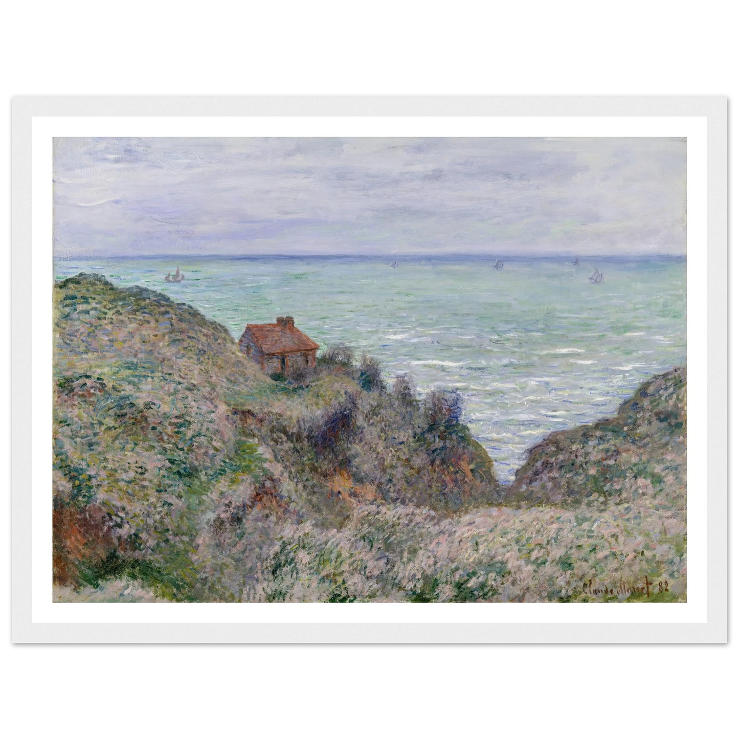 Cabin of the Customs Watch (1882) Art Print | Claude Monet-Quipham Collections