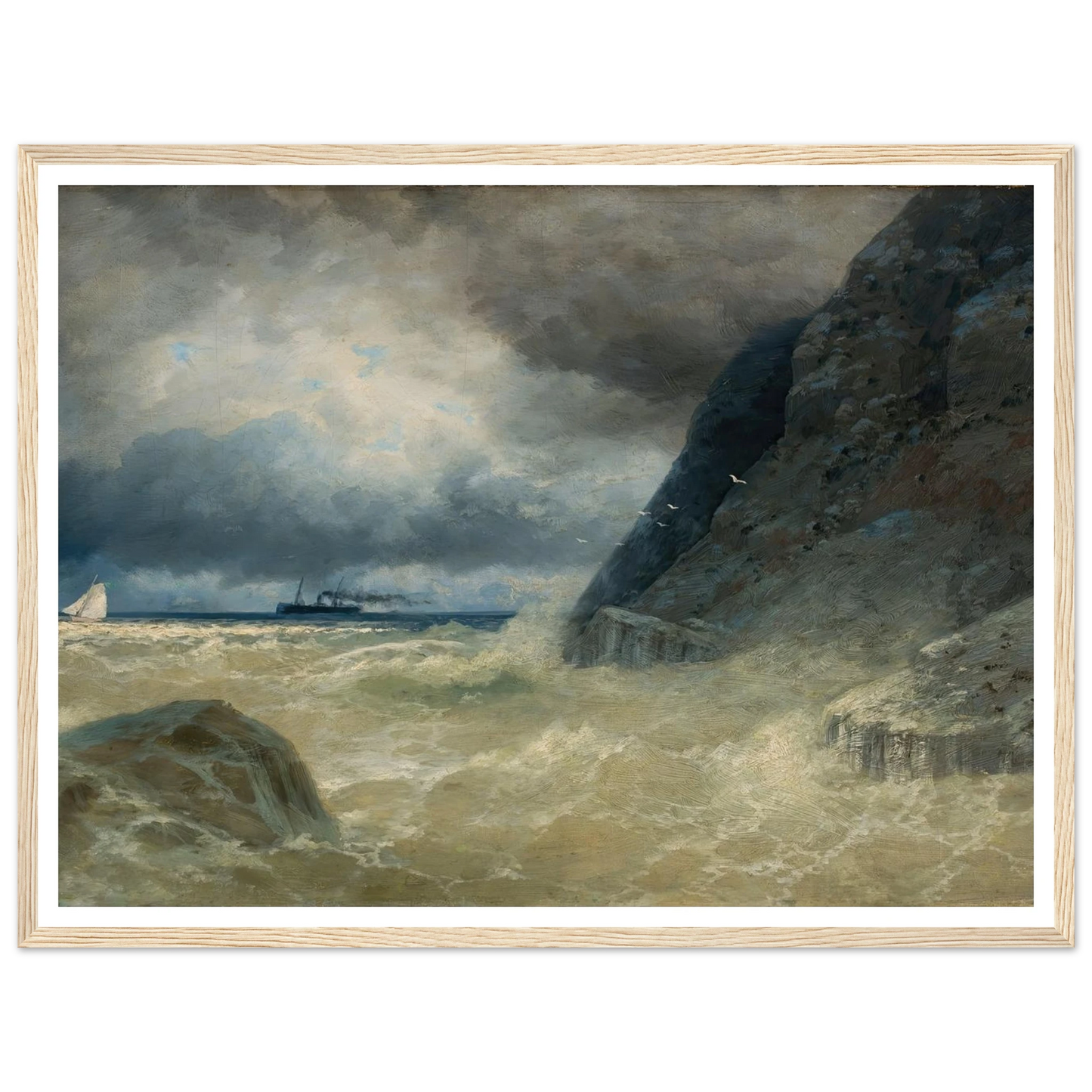 Sea (1897) Art Print | Ivan Konstantinovich Aivazovsky-Quipham Collections