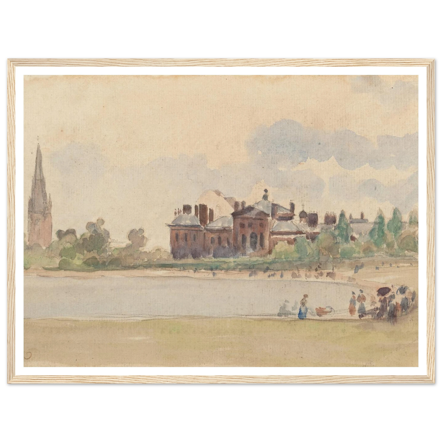 Kensington Gardens, London (1890) Art Print | Camille Pissarro-Quipham Collections
