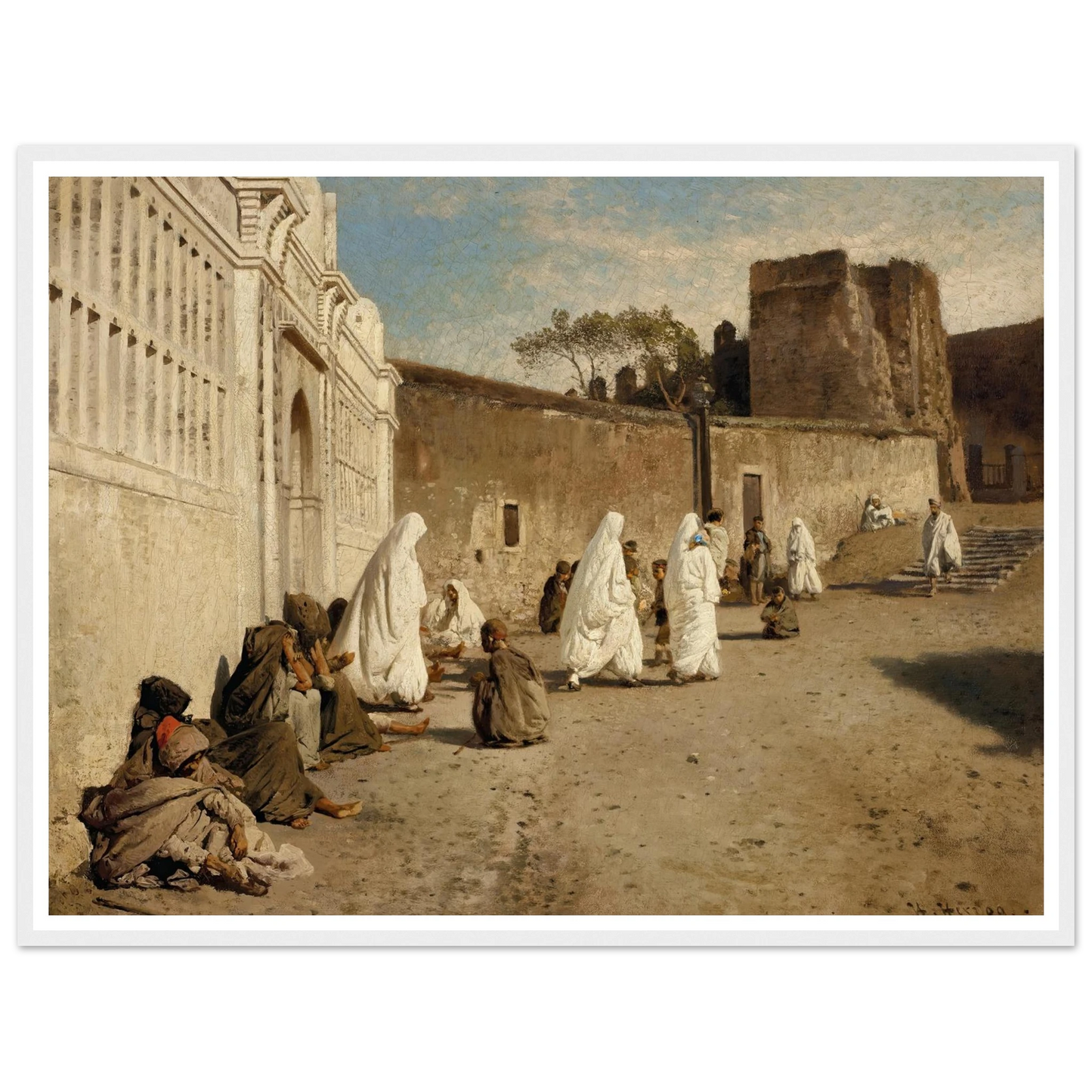 Entrance into the Alhambra, Spain Art Print | Hermann Ottomar Herzog-Quipham Collections