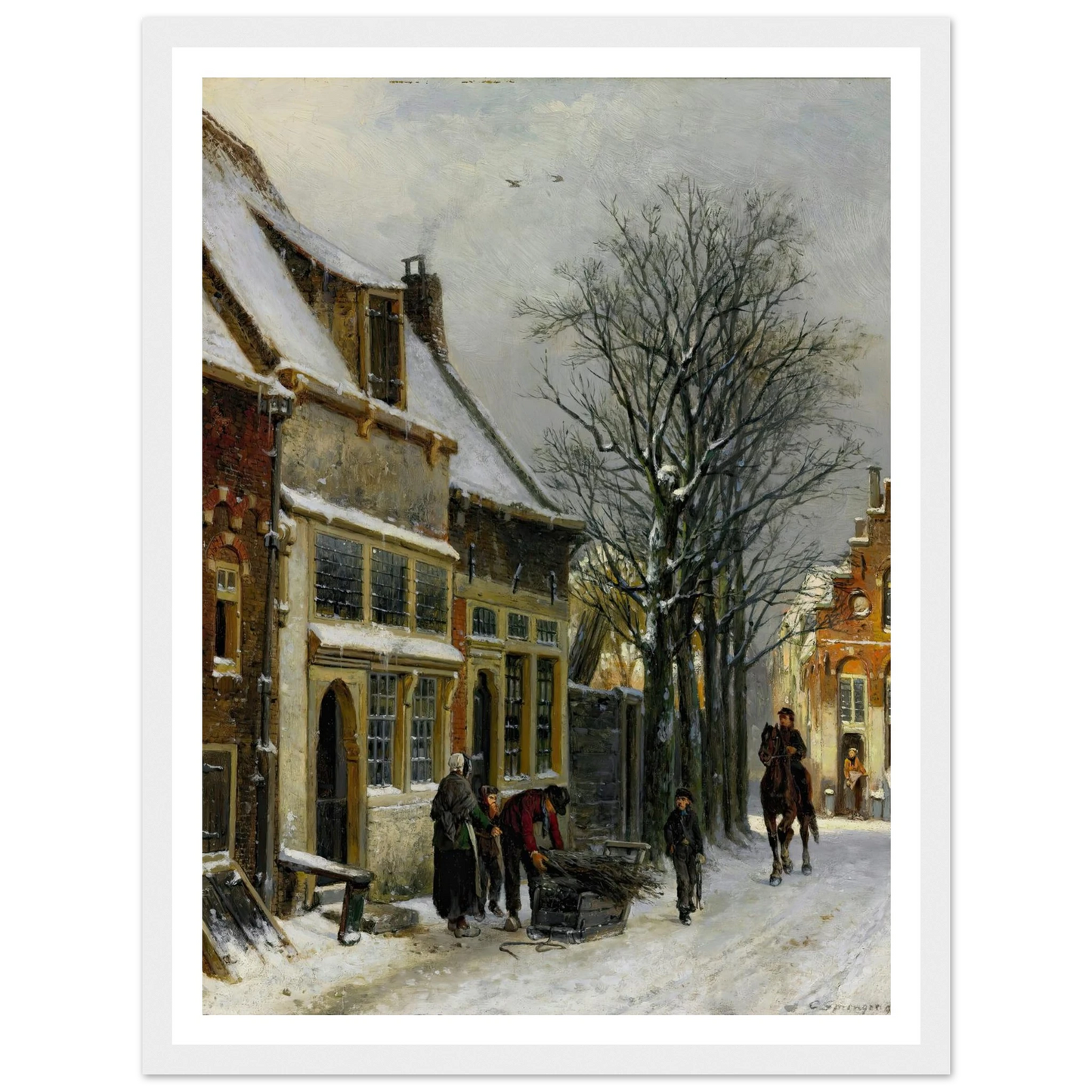 A View Of Haarlem (1890) Art Print | Cornelis Springer-Quipham Collections