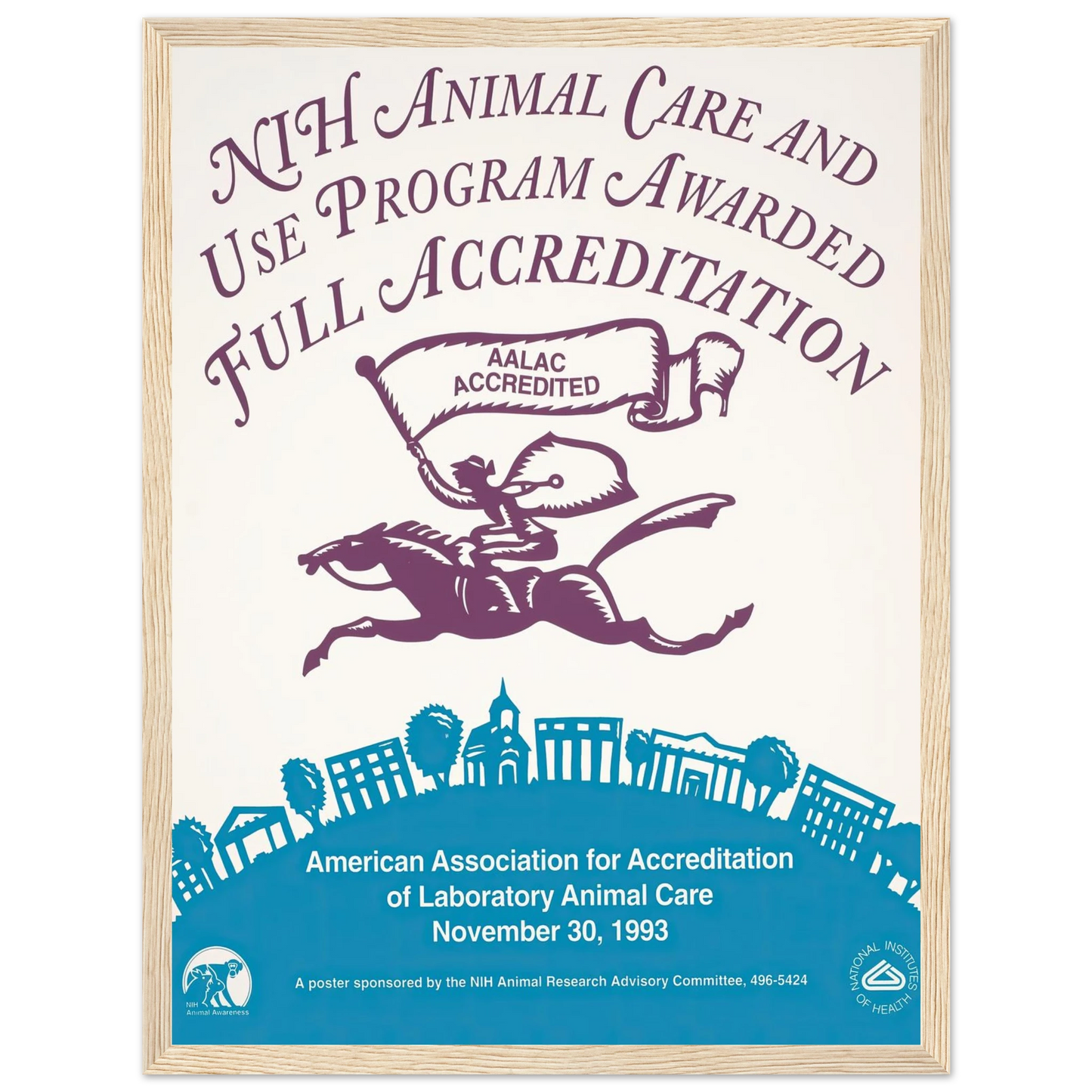 NIH Animal Care and Use Program awarded full accreditation (1993) Art Print | National Institutes of Health-Quipham Collections