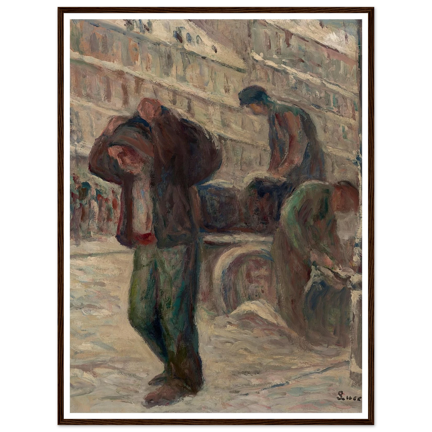 Le Bougnat (1937) Art Print | Maximilien Luce-Quipham Collections