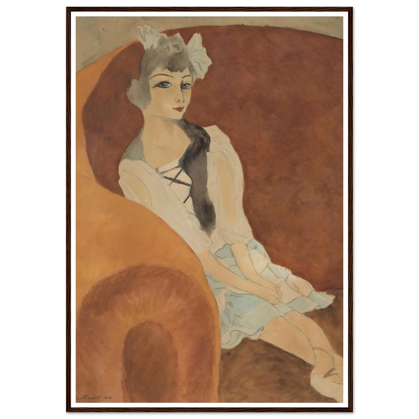 Pop in zetel (1933) Art Print | Leon Spilliaert-Quipham Collections
