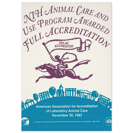 NIH Animal Care and Use Program awarded full accreditation (1993) Art Print | National Institutes of Health-Quipham Collections