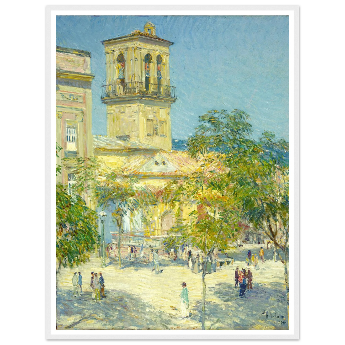 Street of the Great Captain, Córdoba (1910) Art Print | Childe Hassam-Quipham Collections