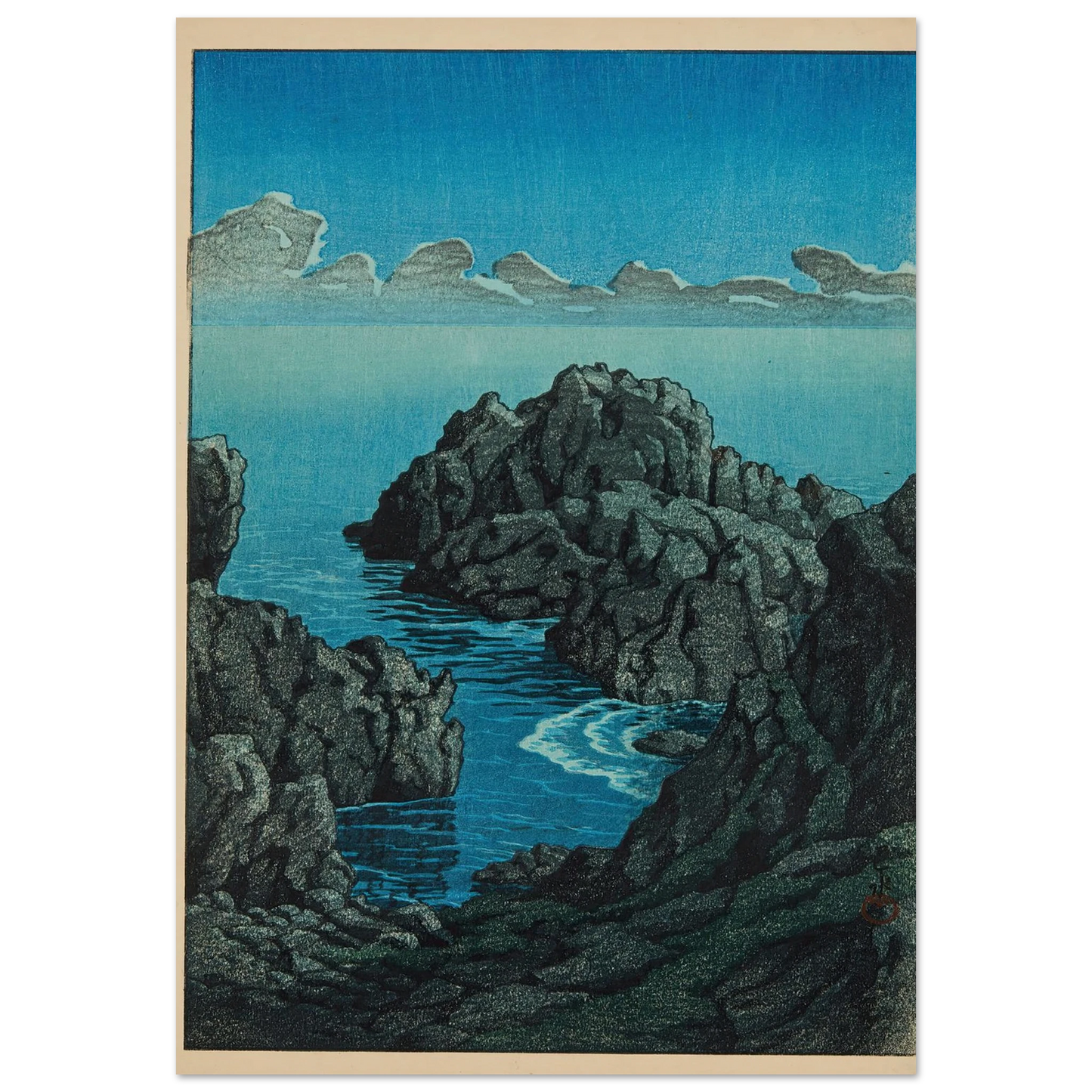 Shinkubo, Hachinohe (1933) Art Print | Kawase Hasui-Quipham Collections