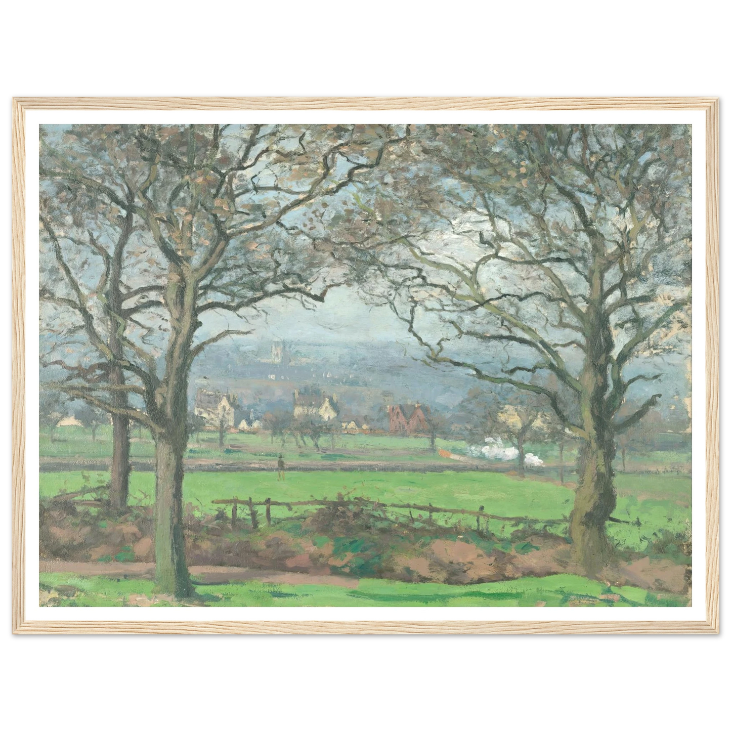 Near Sydenham Hill (1871) Art Print | Camille Pissarro-Quipham Collections