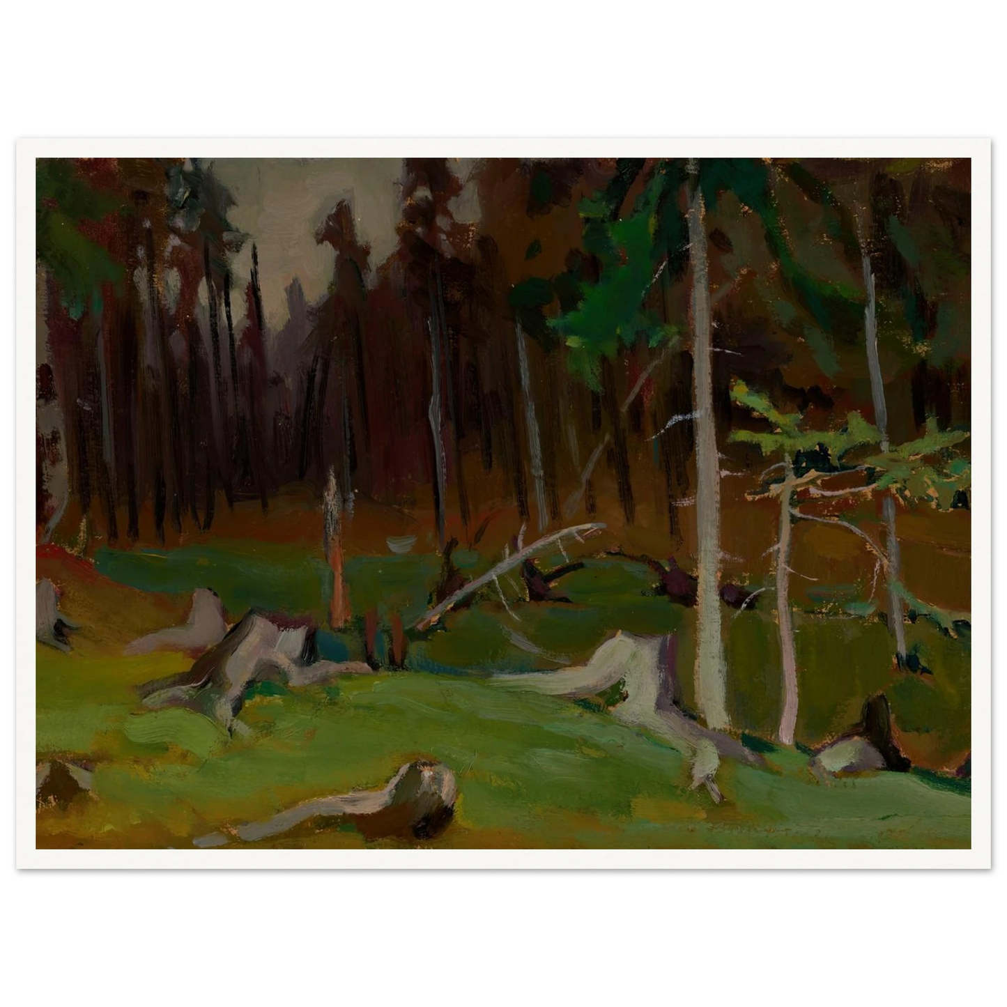 Clearing in a forest Art Print | Jacek Malczewski-Quipham Collections