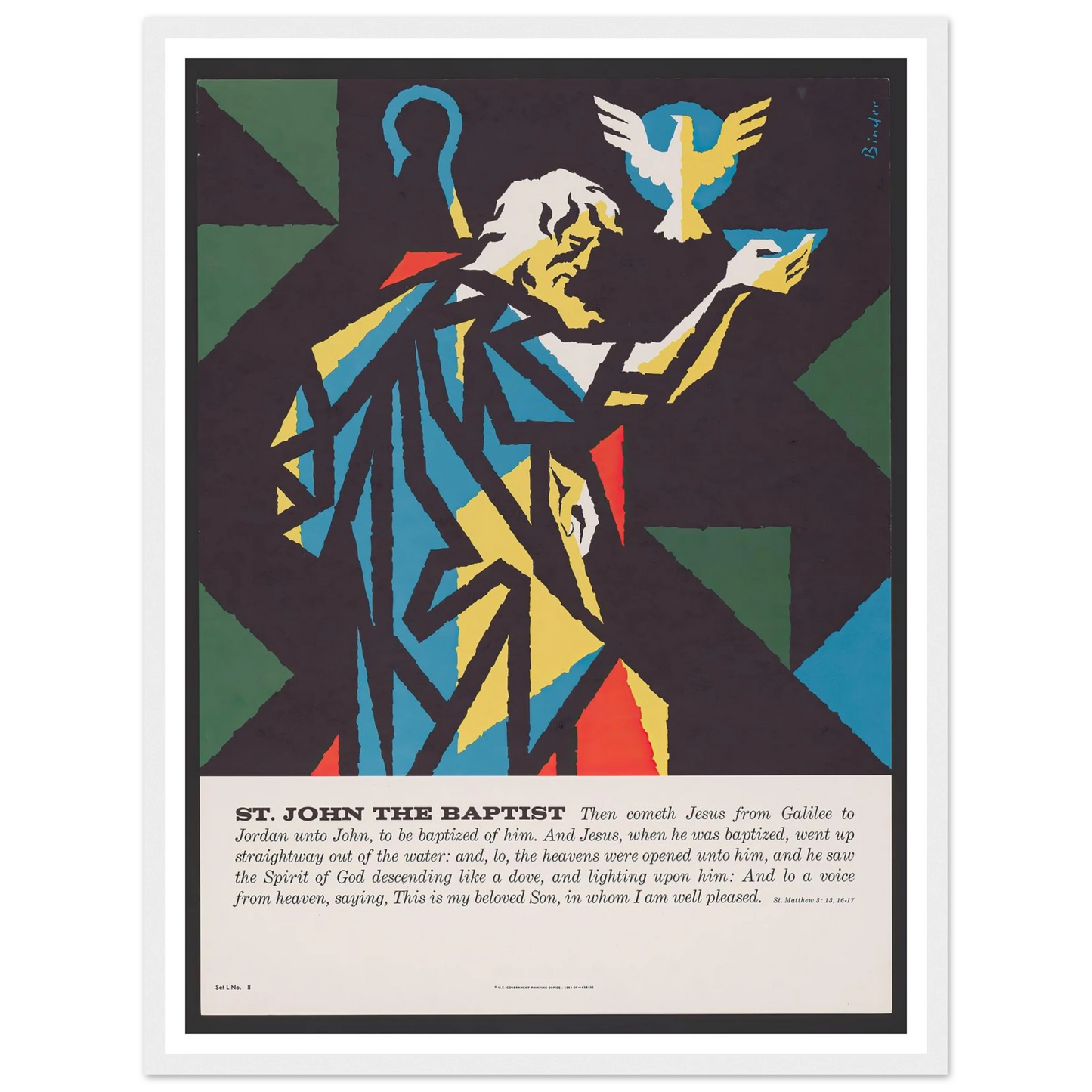 St. John The Baptist (1962) Art Print | Joseph Binder-Quipham Collections