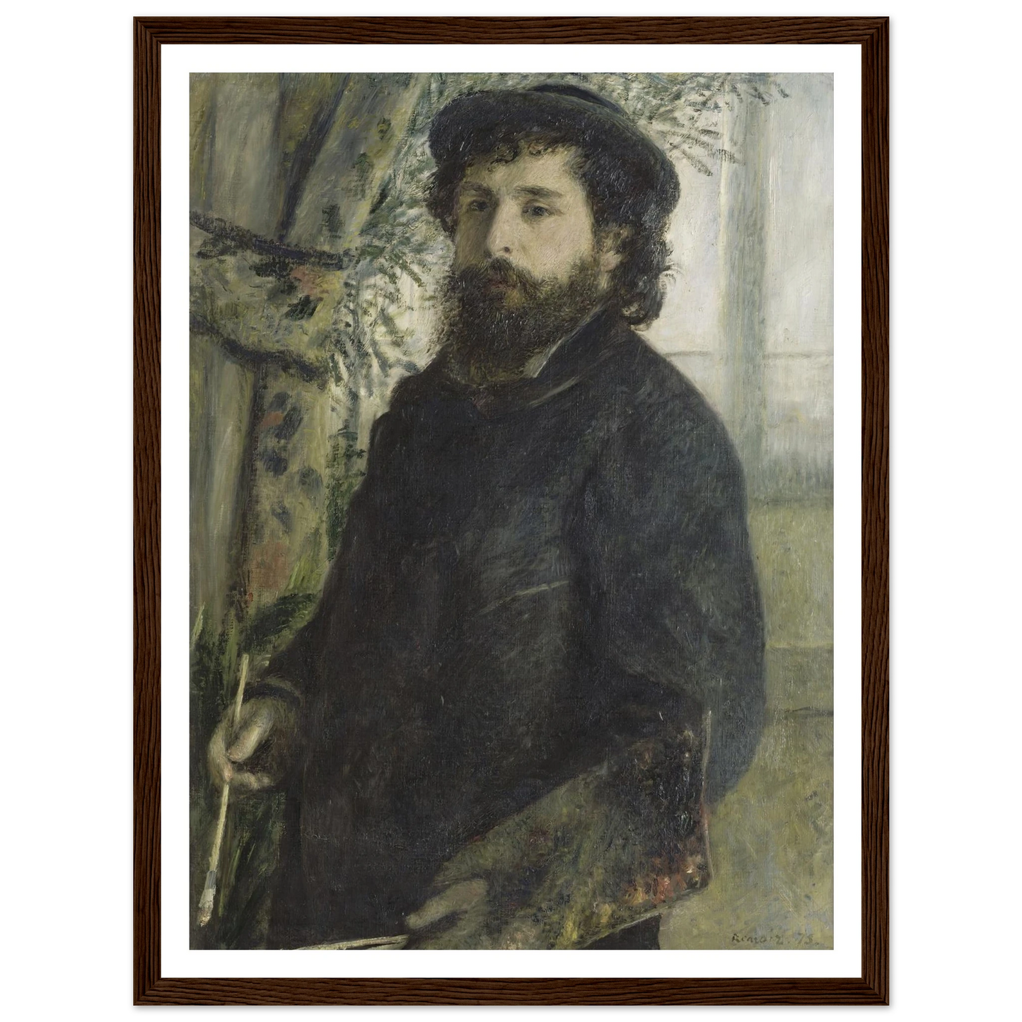 Claude Monet (1875) Art Print | Pierre Auguste Renoir-Quipham Collections