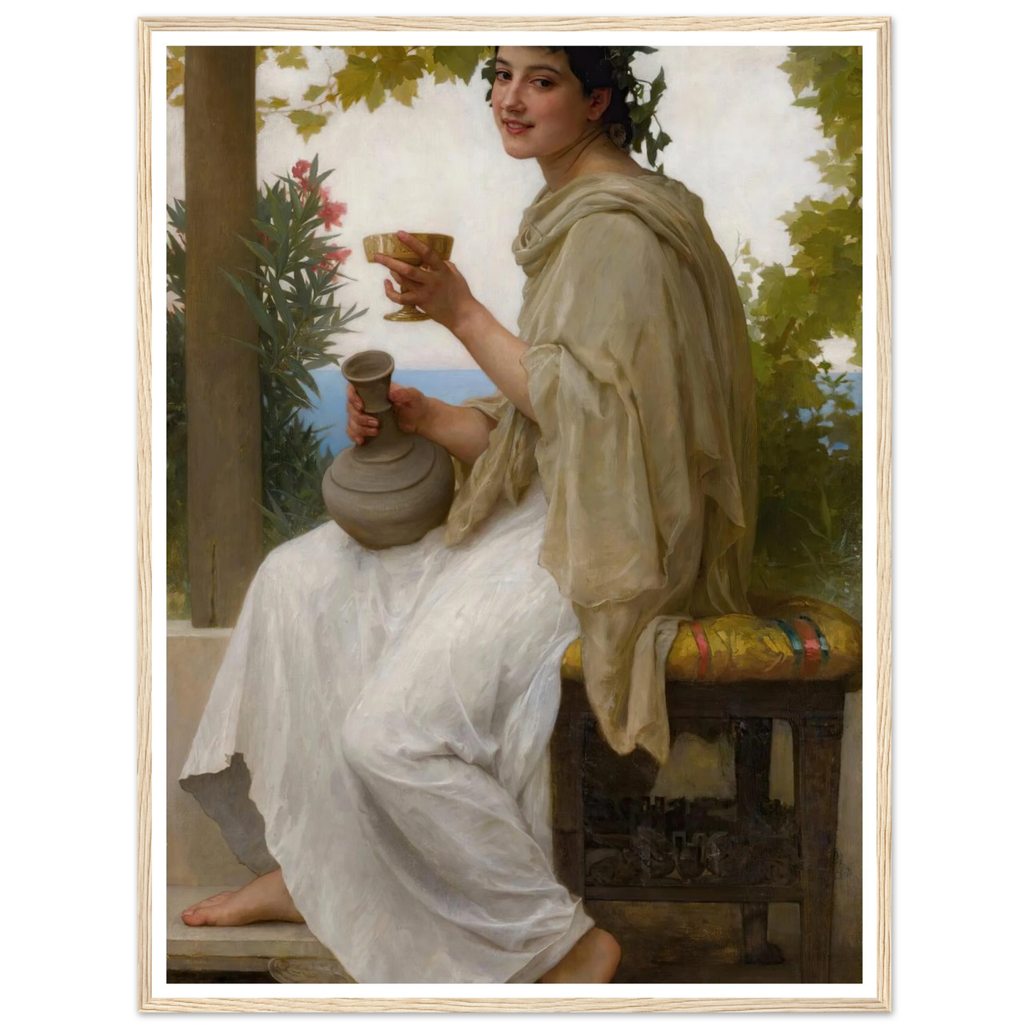 Bacchante (1894) Art Print | William Bouguereau-Quipham Collections
