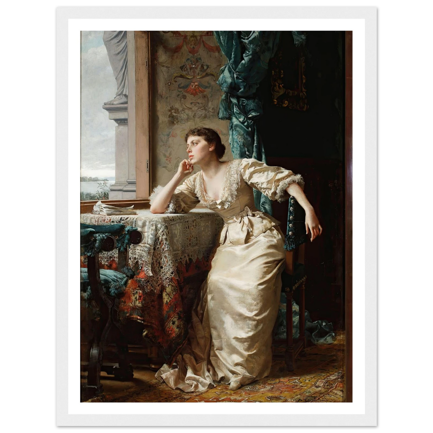 Reverie (1883) Art Print | Wladyslaw Czachorski-Quipham Collections