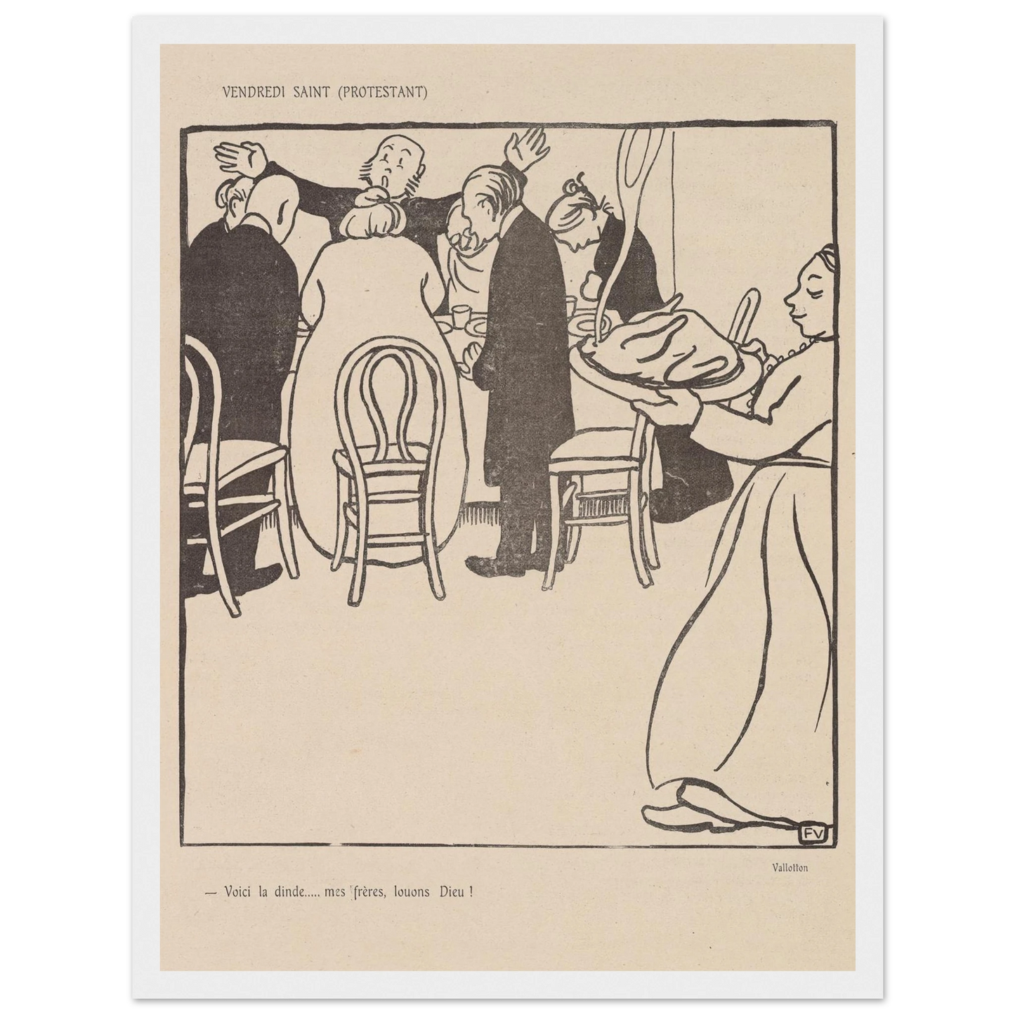 17 avril 1903 Art Print | Felix Vallotton-Quipham Collections
