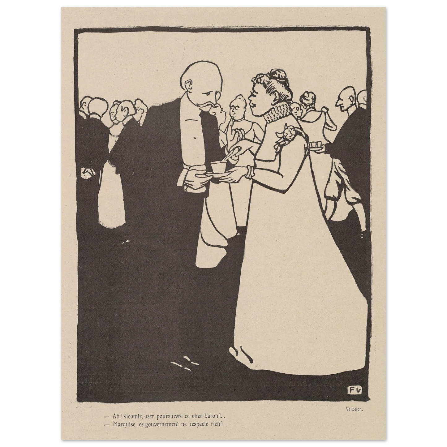 1er août 1903. Art Print | Felix Vallotton-Quipham Collections