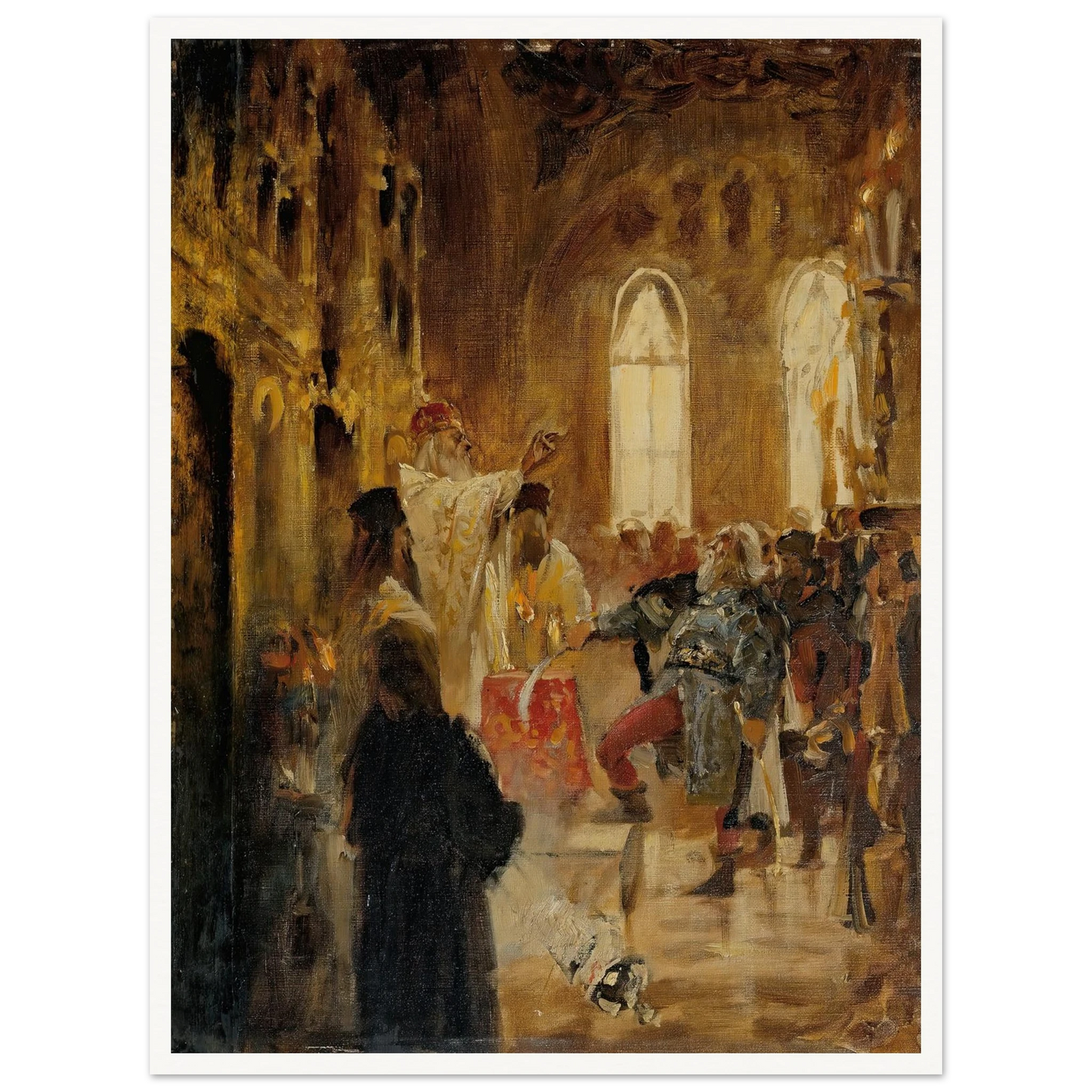 Krönungsszene Art Print | Jan Matejko-Quipham Collections