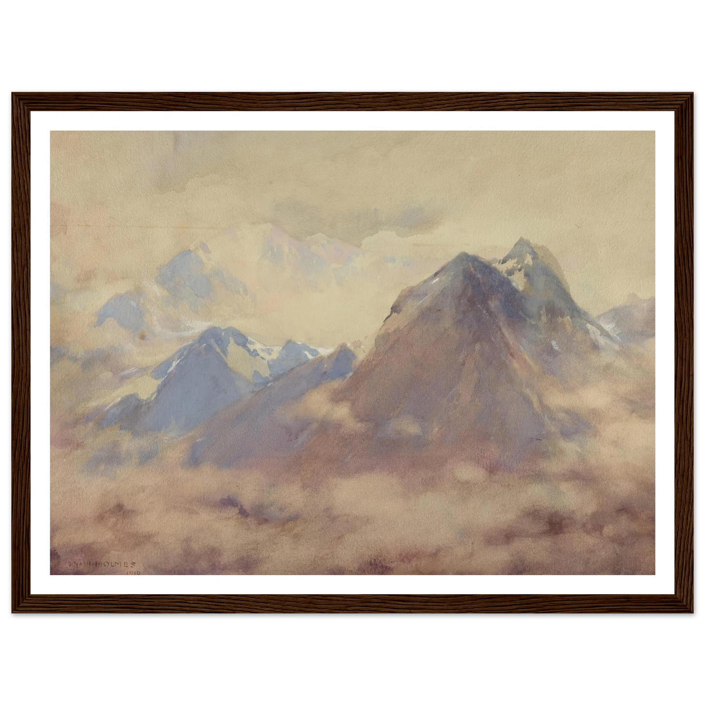 The Almighty’s Own, An Impression Of The High Andes (1910) Art Print | William Henry Holmes-Quipham Collections
