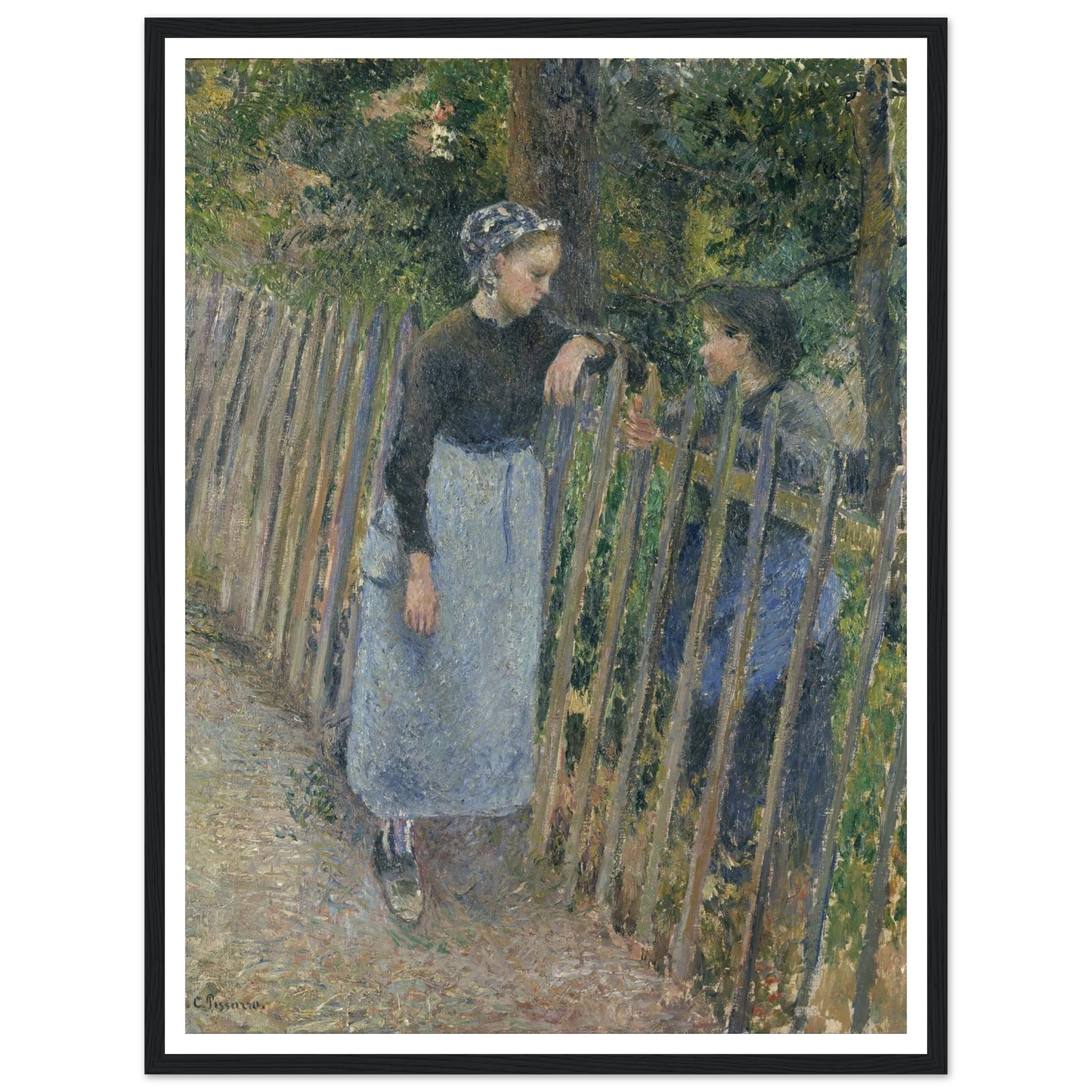 Conversation Art Print | Camille Pissarro-Quipham Collections