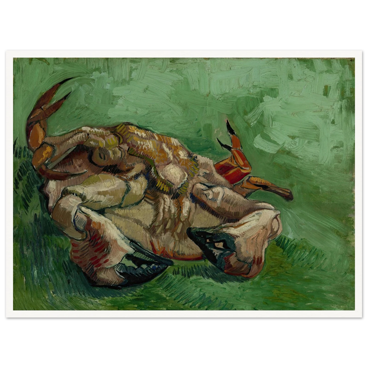 A crab on its back (1888) Art Print | Vincent van Gogh-Quipham Collections