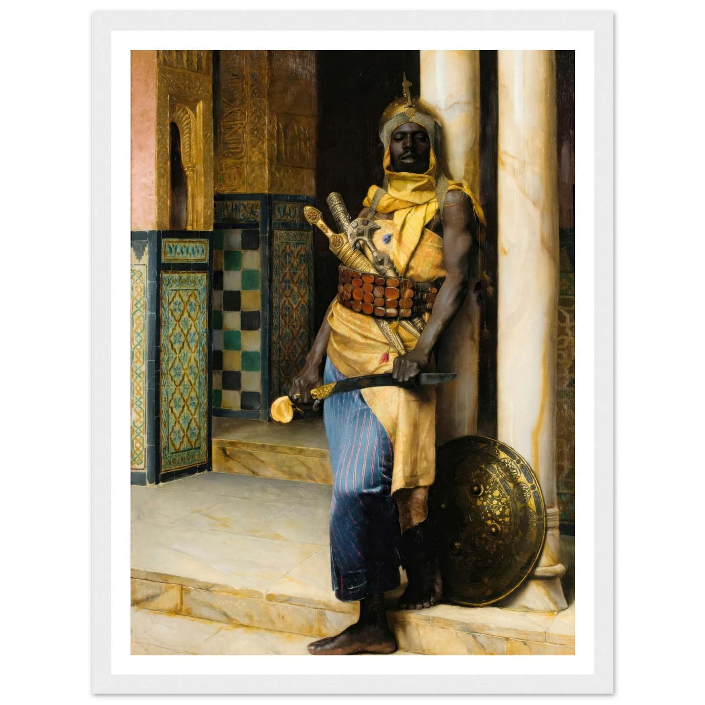 Guarding the Palace (1888) Art Print | Ludwig Deutsch-Quipham Collections