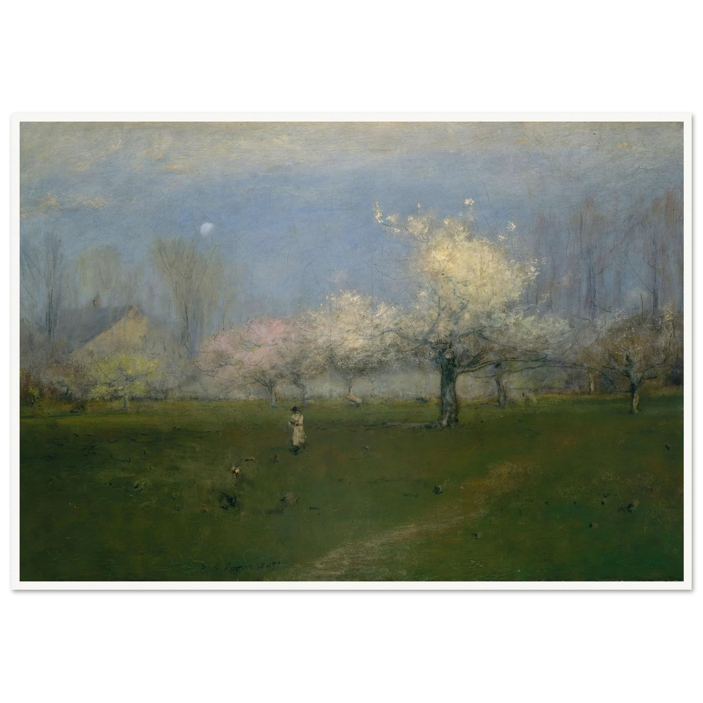 Spring Blossoms, Montclair, New Jersey (ca. 1891) Art Print | George Inness-Quipham Collections