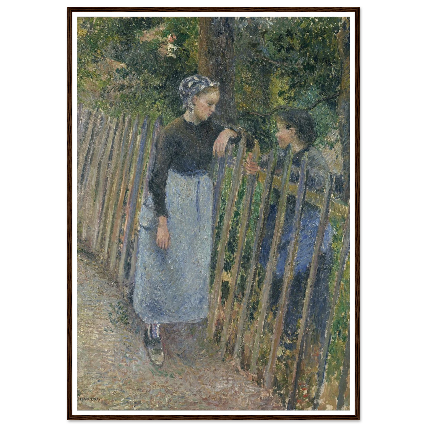 Conversation Art Print | Camille Pissarro-Quipham Collections