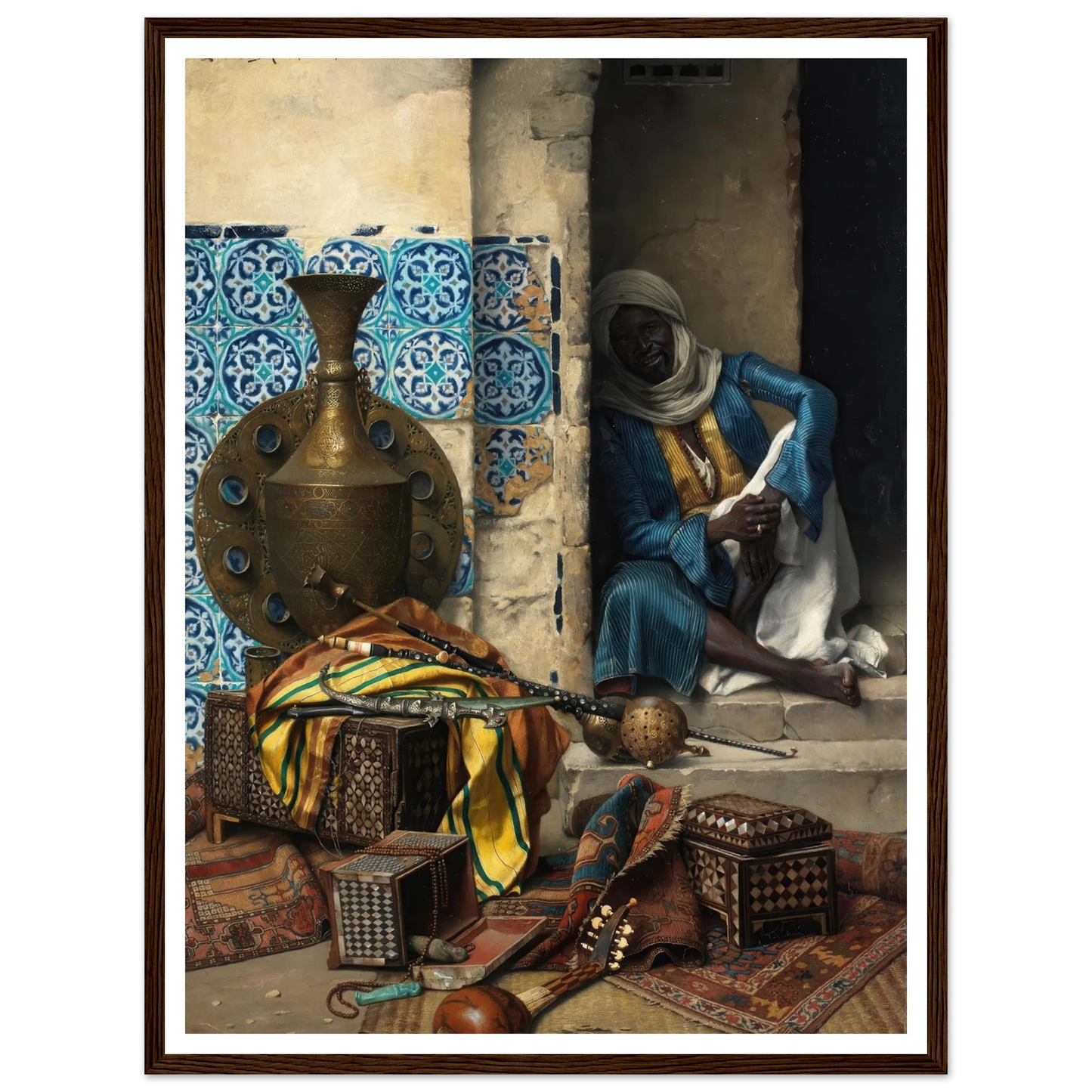 A Dealer in Artefacts (1887) Art Print | Ludwig Deutsch-Quipham Collections
