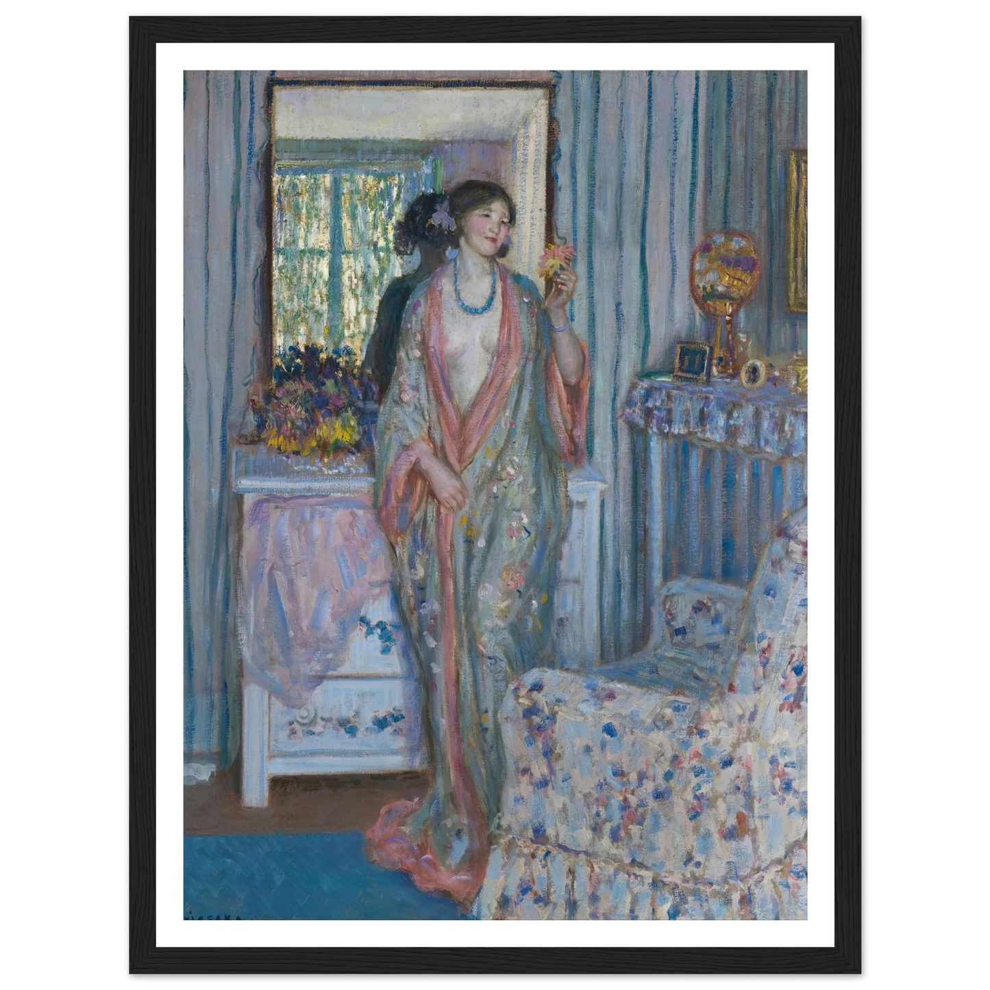 The Robe (1915) Art Print | Frederick Carl Frieseke-Quipham Collections