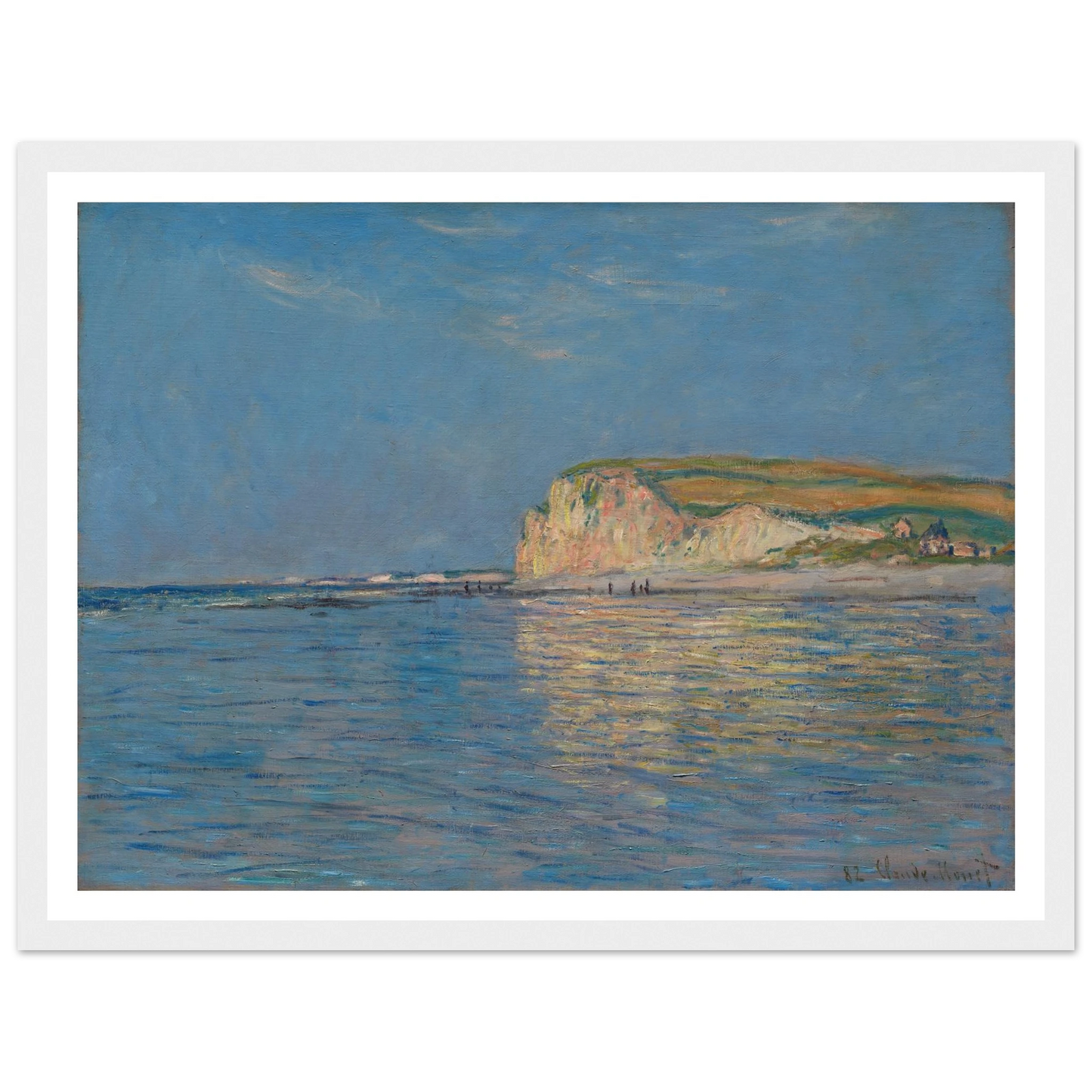 Low Tide at Pourville, near Dieppe, 1882 (1882) Art Print | Claude Monet-Quipham Collections