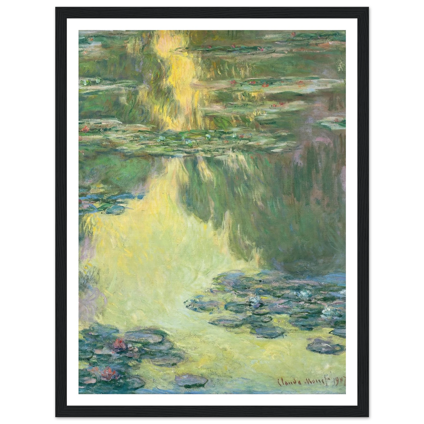 Waterlilies (1907) Art Print | Claude Monet-Quipham Collections