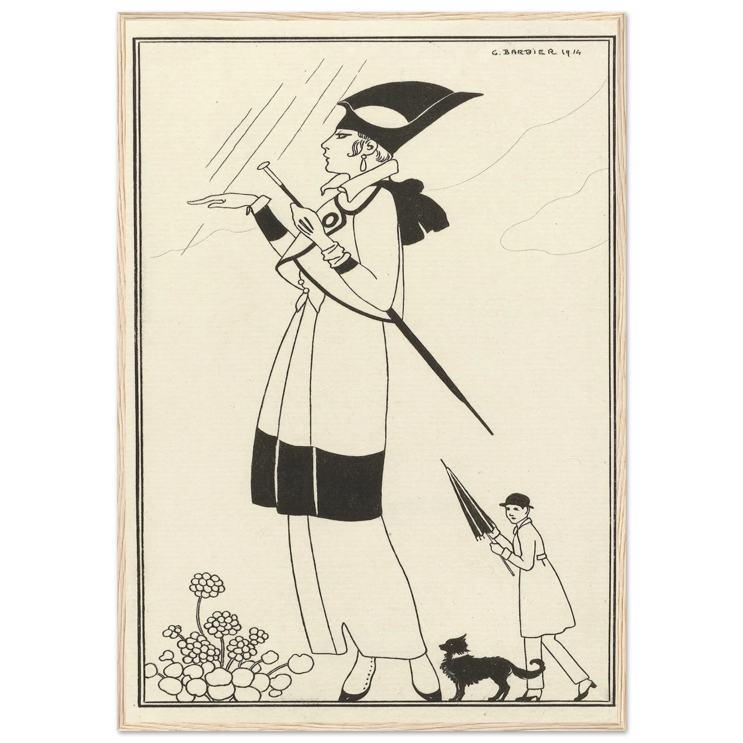 Tailleur de ratin (1914) Art Print | George Barbier-Quipham Collections