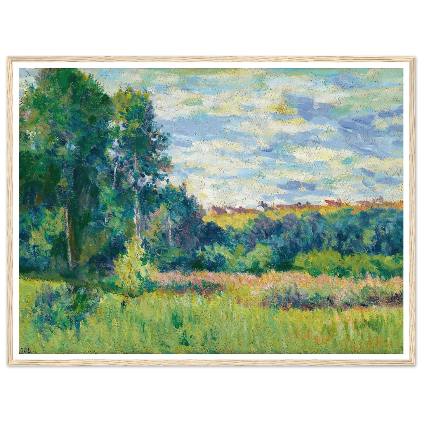 Paysage (1903) Art Print | Maximilien Luce-Quipham Collections